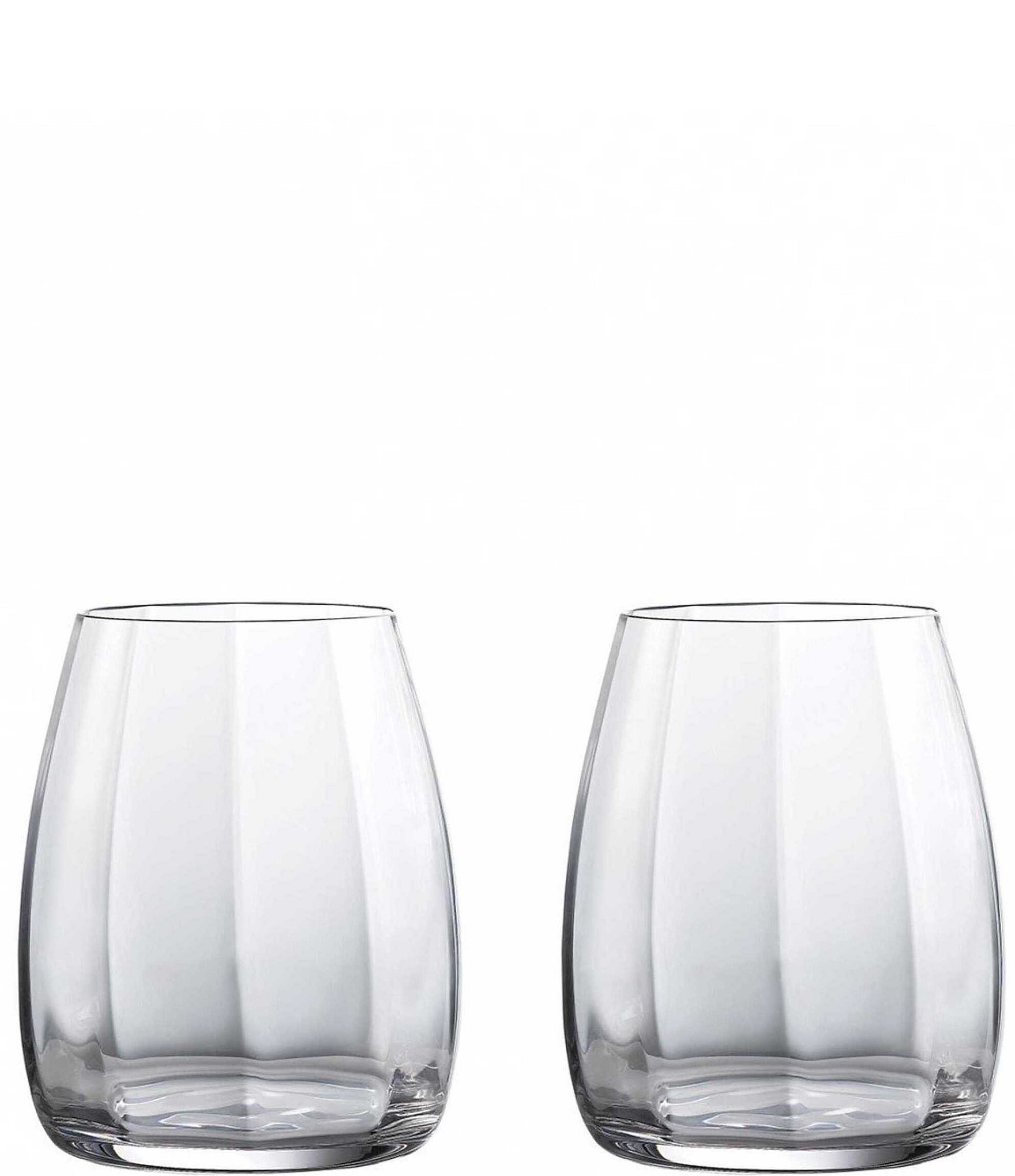 Waterford Elegance Optic Stemless Wine Set of 2