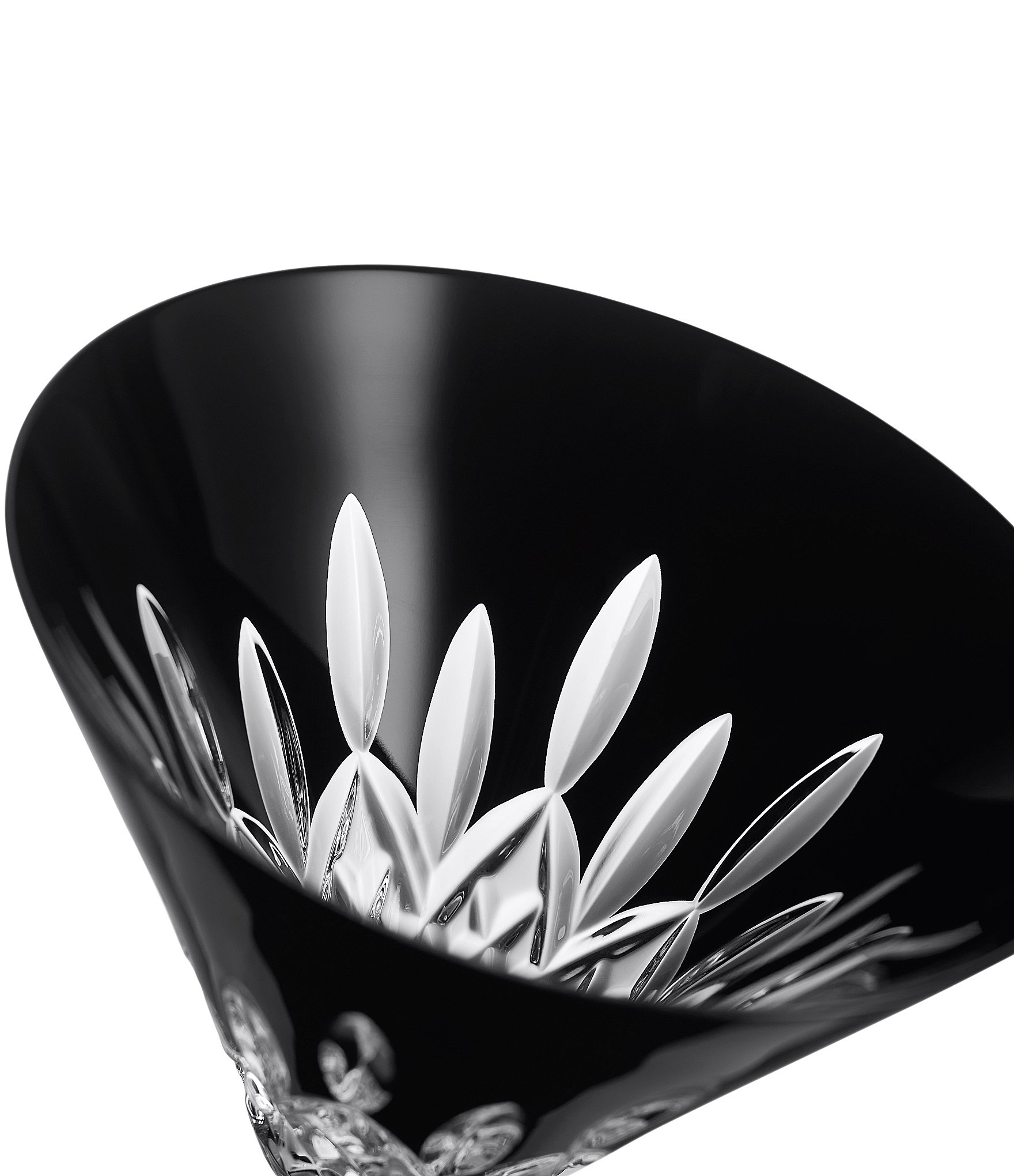 Waterford Lismore Black Martini 7floz, Set of 2