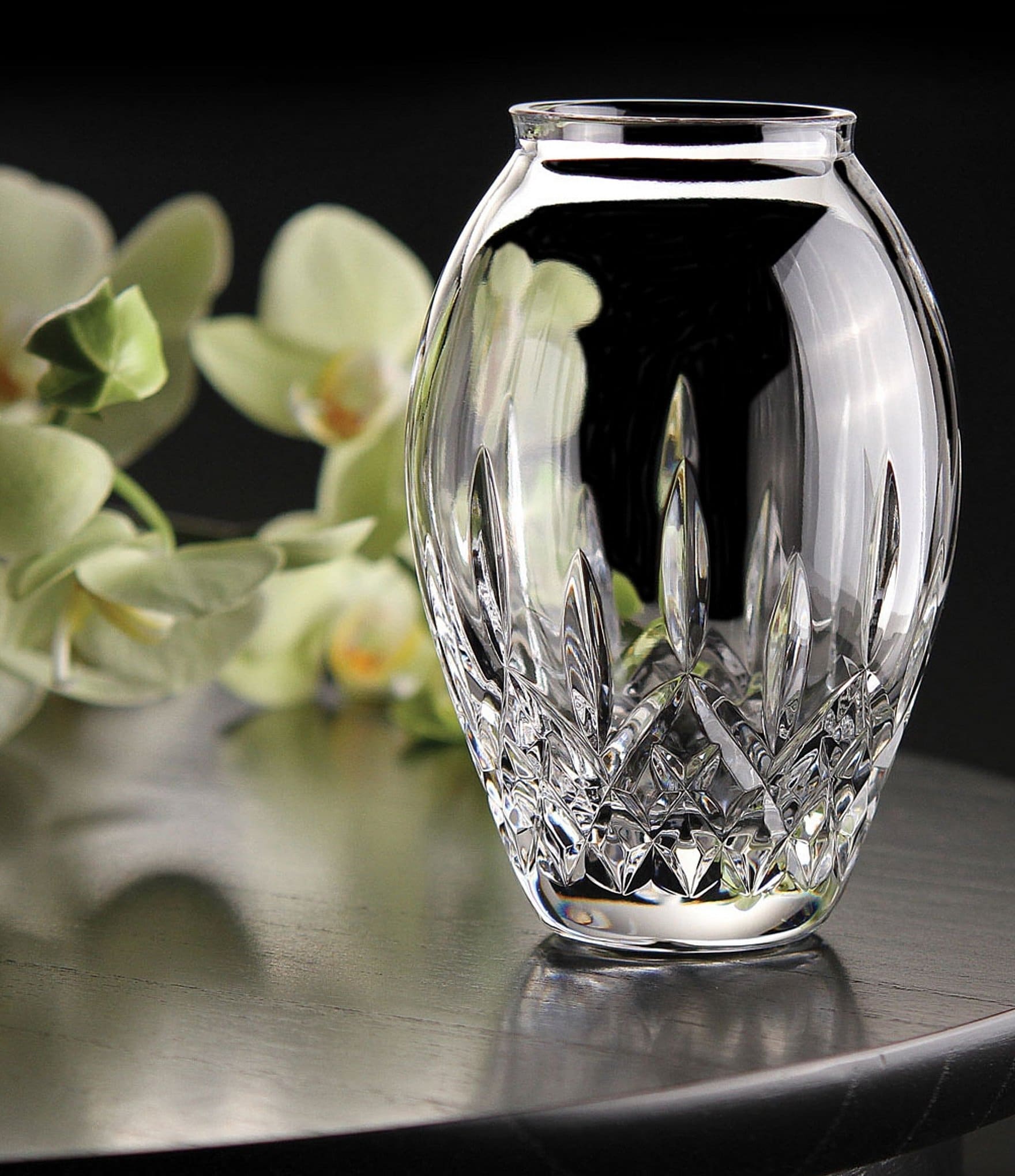 Waterford Giftology 5#double; Lismore Candy Bud Crystal Vase