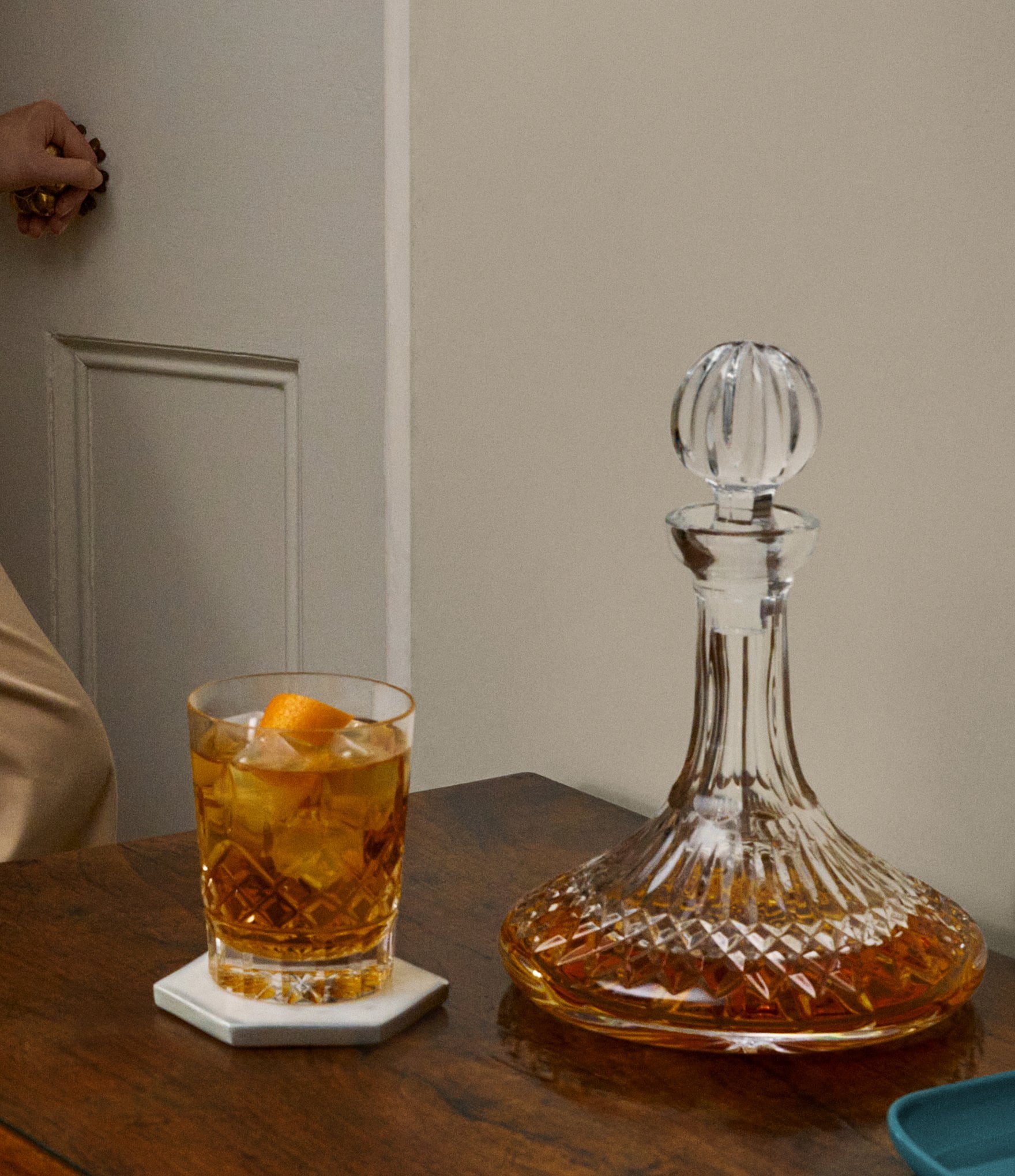 Waterford Lismore Double Old Fashioned Glass 10.5floz, Set of 2