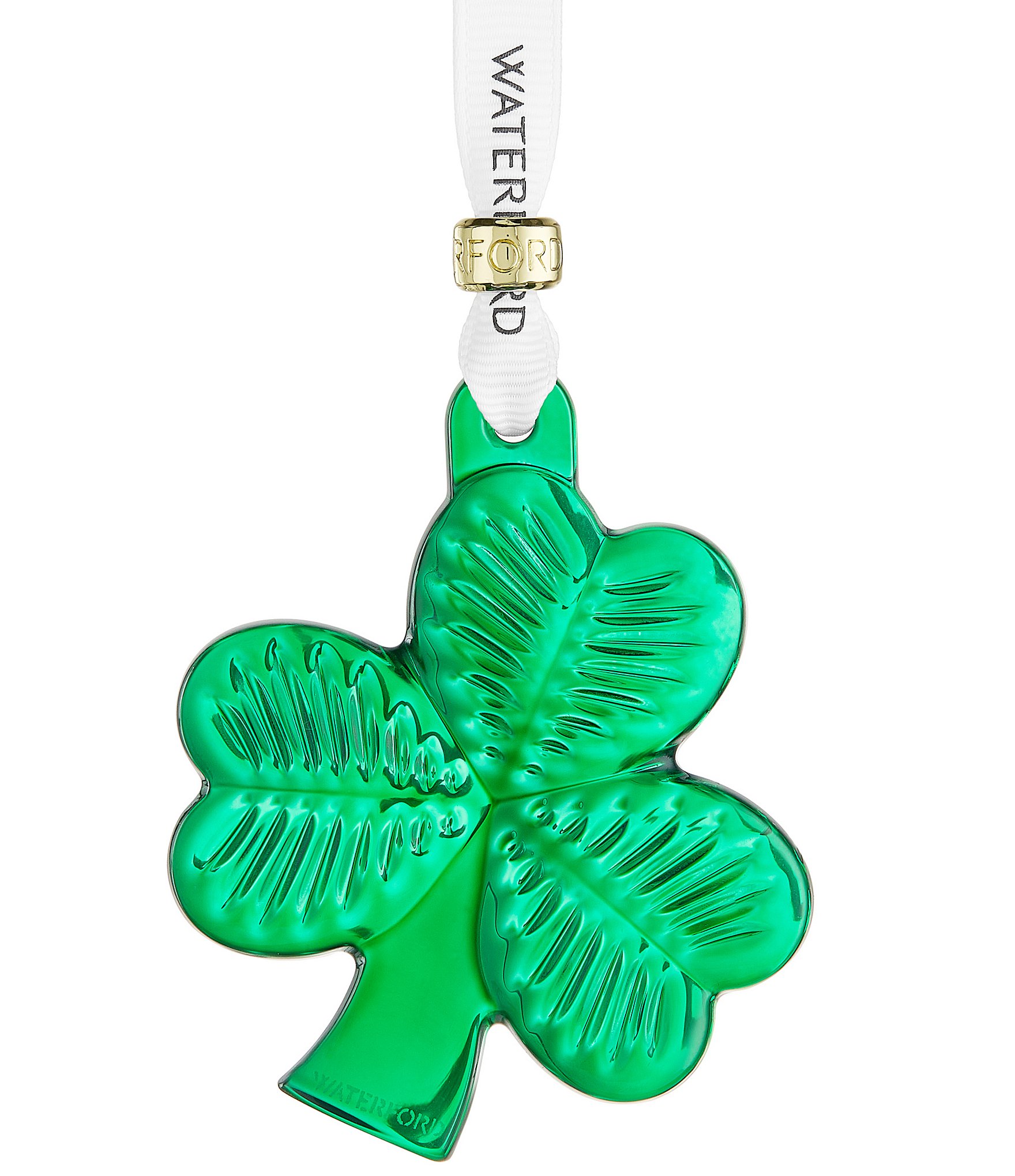 Waterford Mini Shamrock Green Ornament