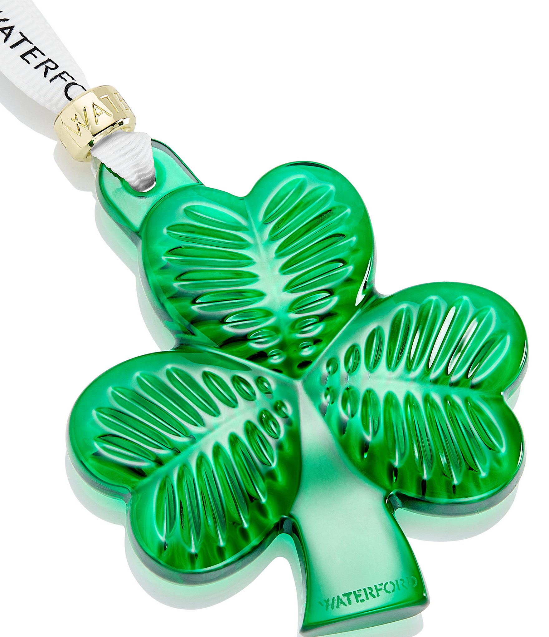 Waterford Mini Shamrock Green Ornament