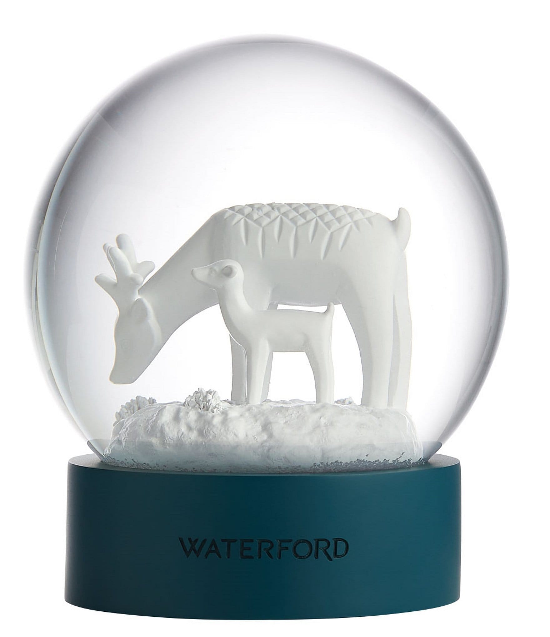 Waterford Reindeer Family Snow Globe