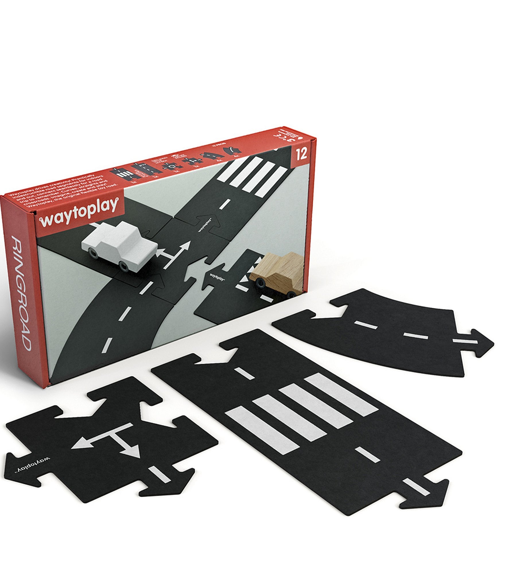 Waytoplay Ringroad Road Track 12-Piece Set