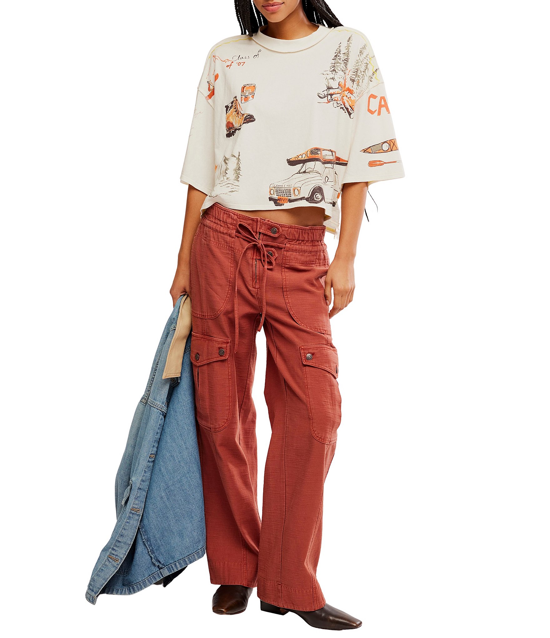We The Free Mountain View Crew Neck Short Sleeve Graphic Tee