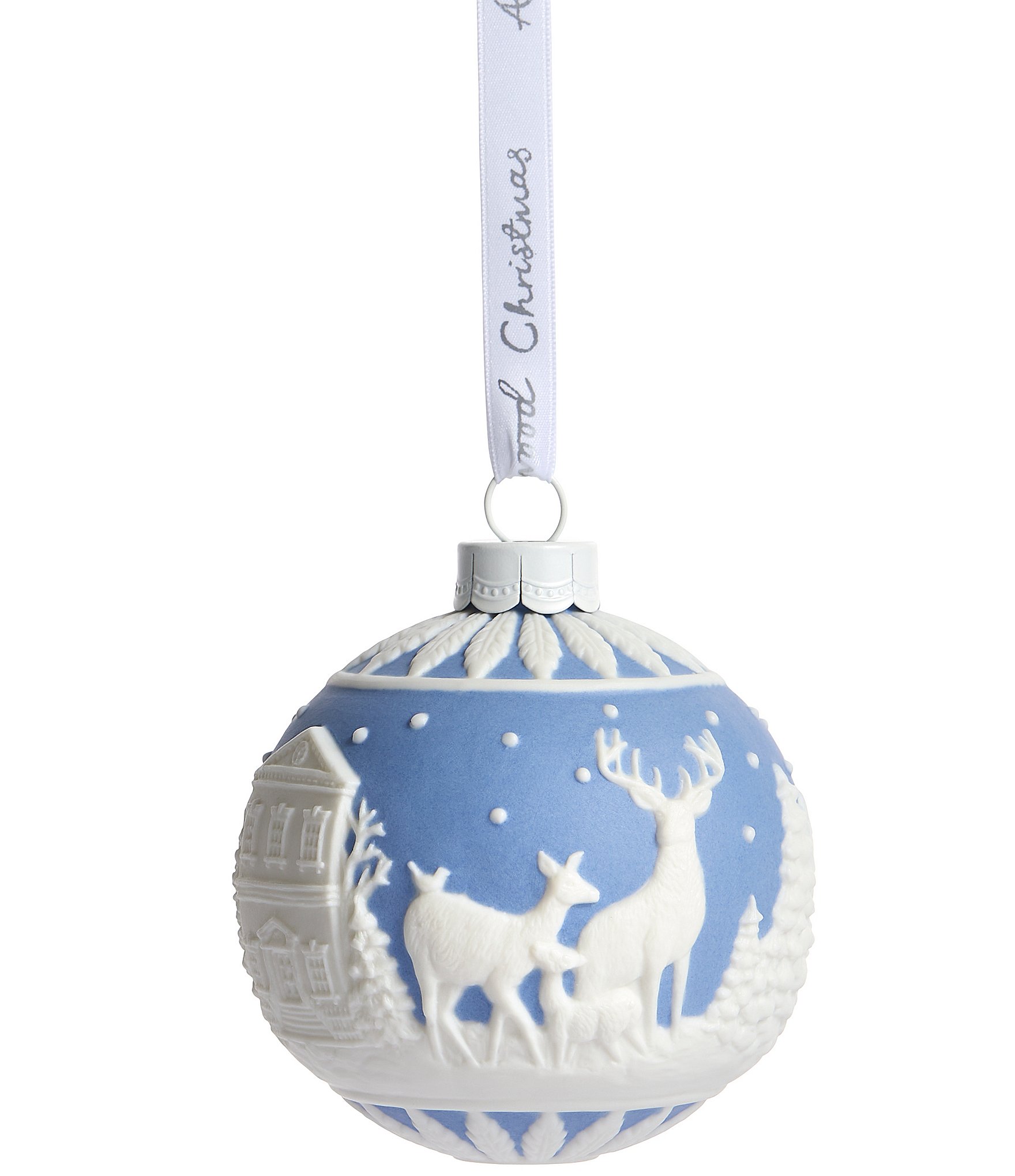 Wedgwood 2023 Christmas Deer Bauble Ornament | Dillard's