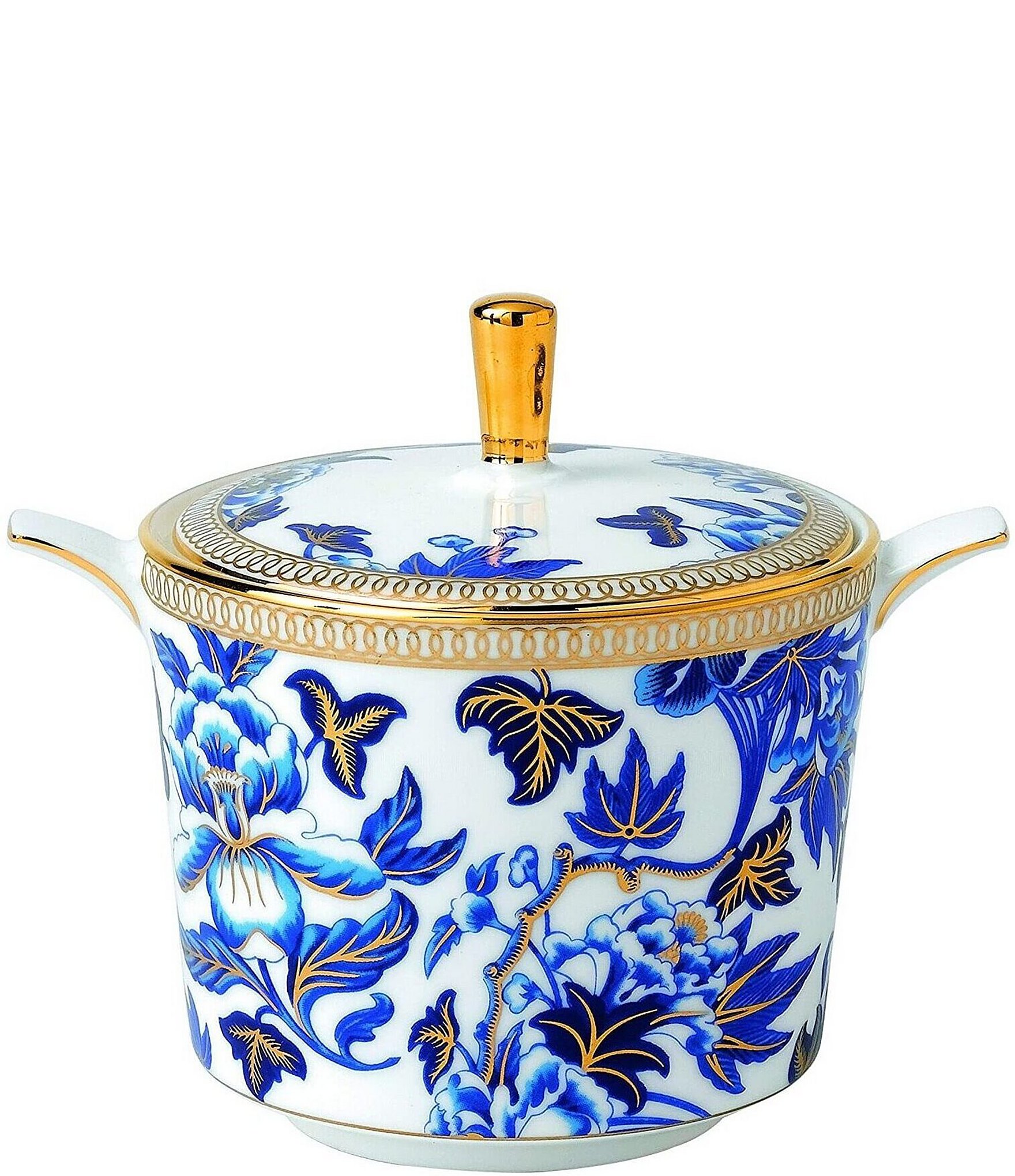 Wedgwood Hibiscus Covered Sugar Bowl