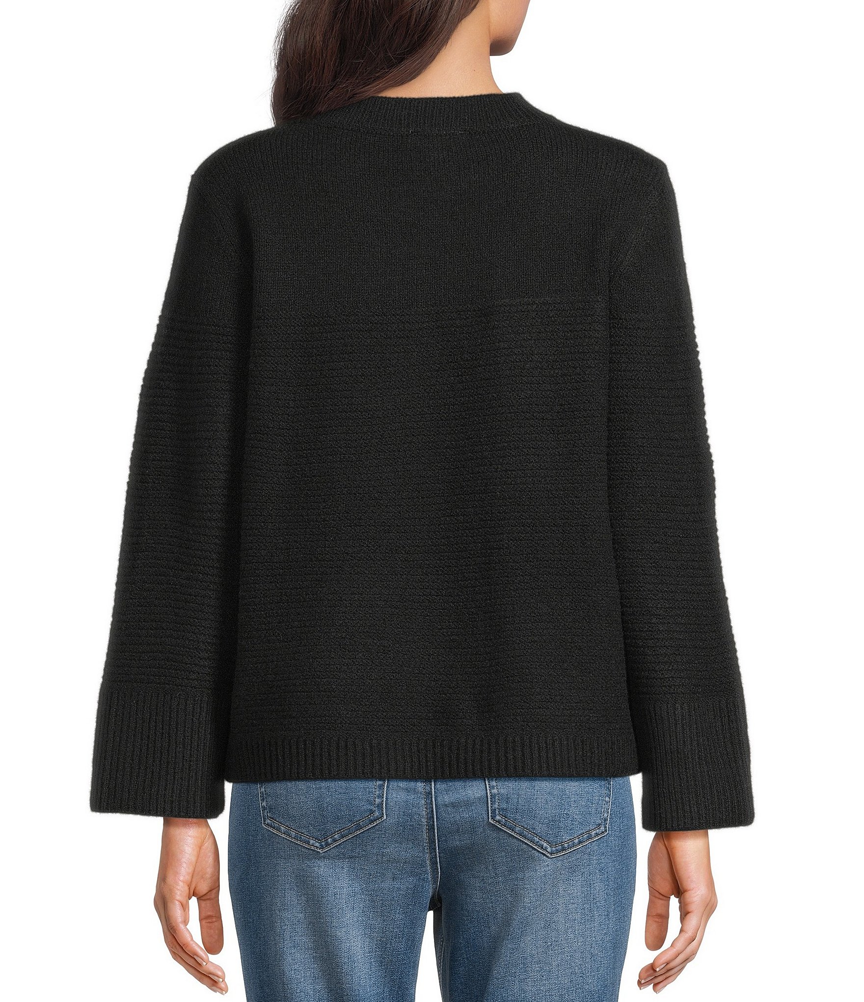 Westbound 3/4 Sleeve Crew Neck Sweater