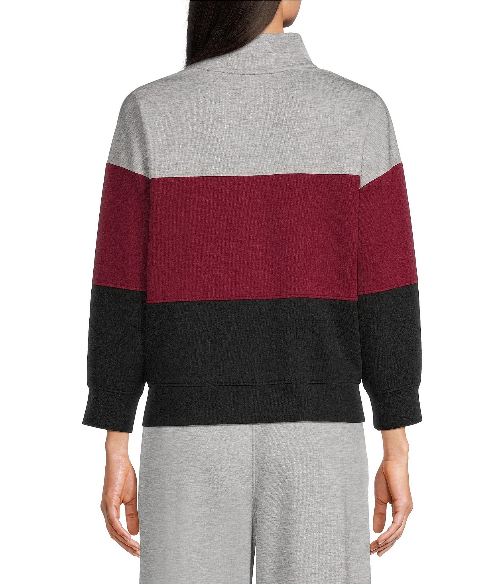 Westbound 3/4 Sleeve Quarter Zip Pullover