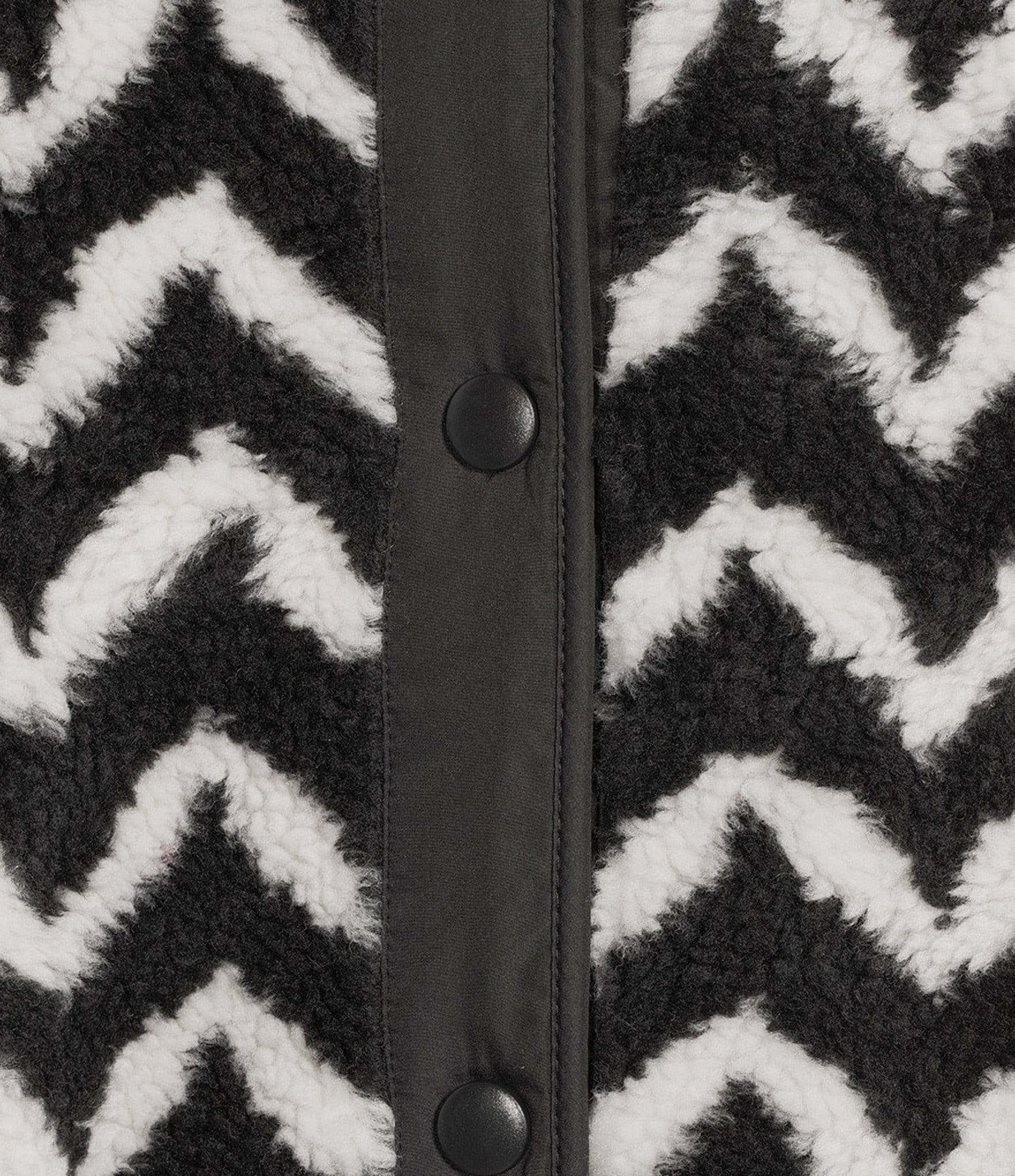 Westbound Abstract Print Long Sleeve Snap-Front Jacket