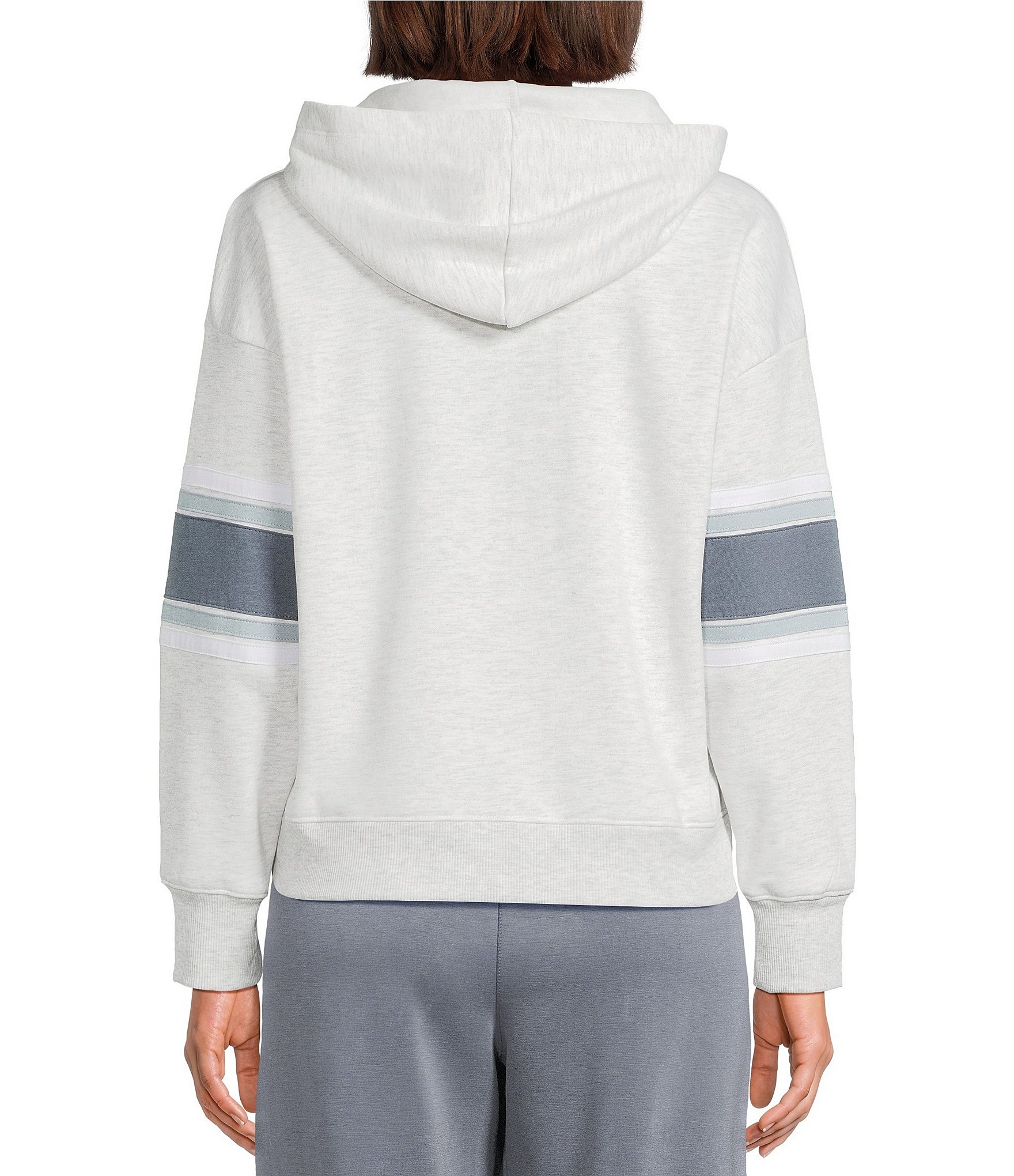 Westbound ULTRA LUXE Athleisure Coordinating Knit Long Sleeve Colorblock Hoodie