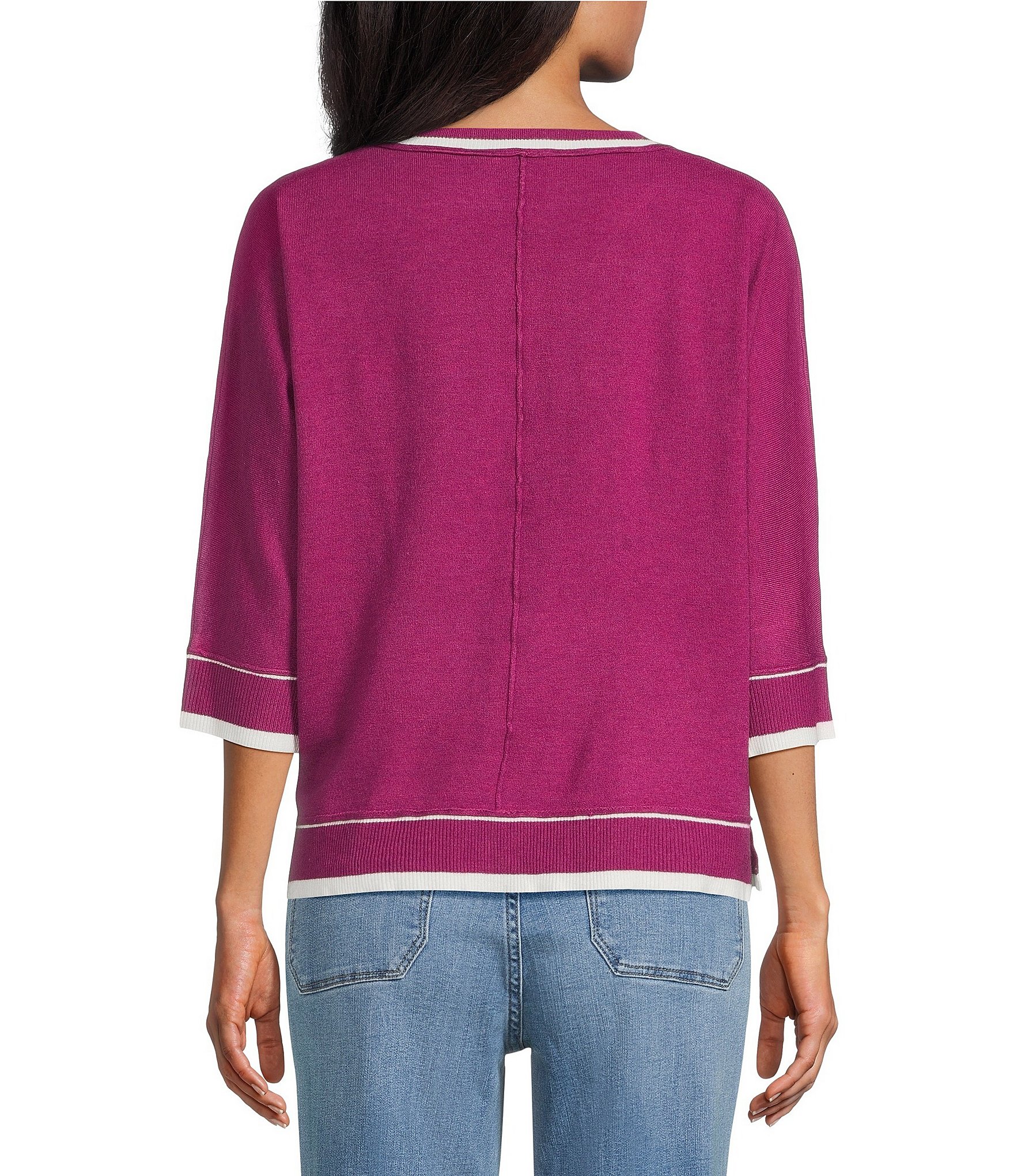 Westbound Heather Long Sleeve Crew Neck Sweater