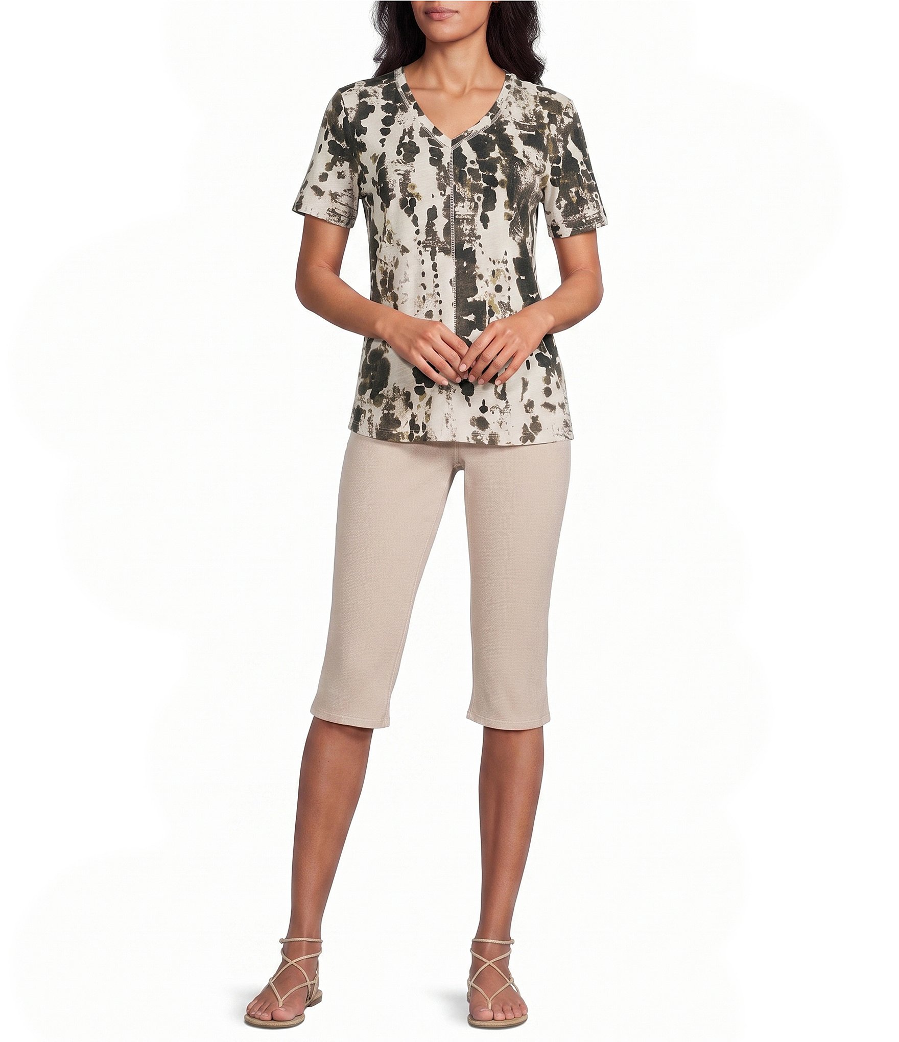 Westbound High Rise Pull On Crop Pants