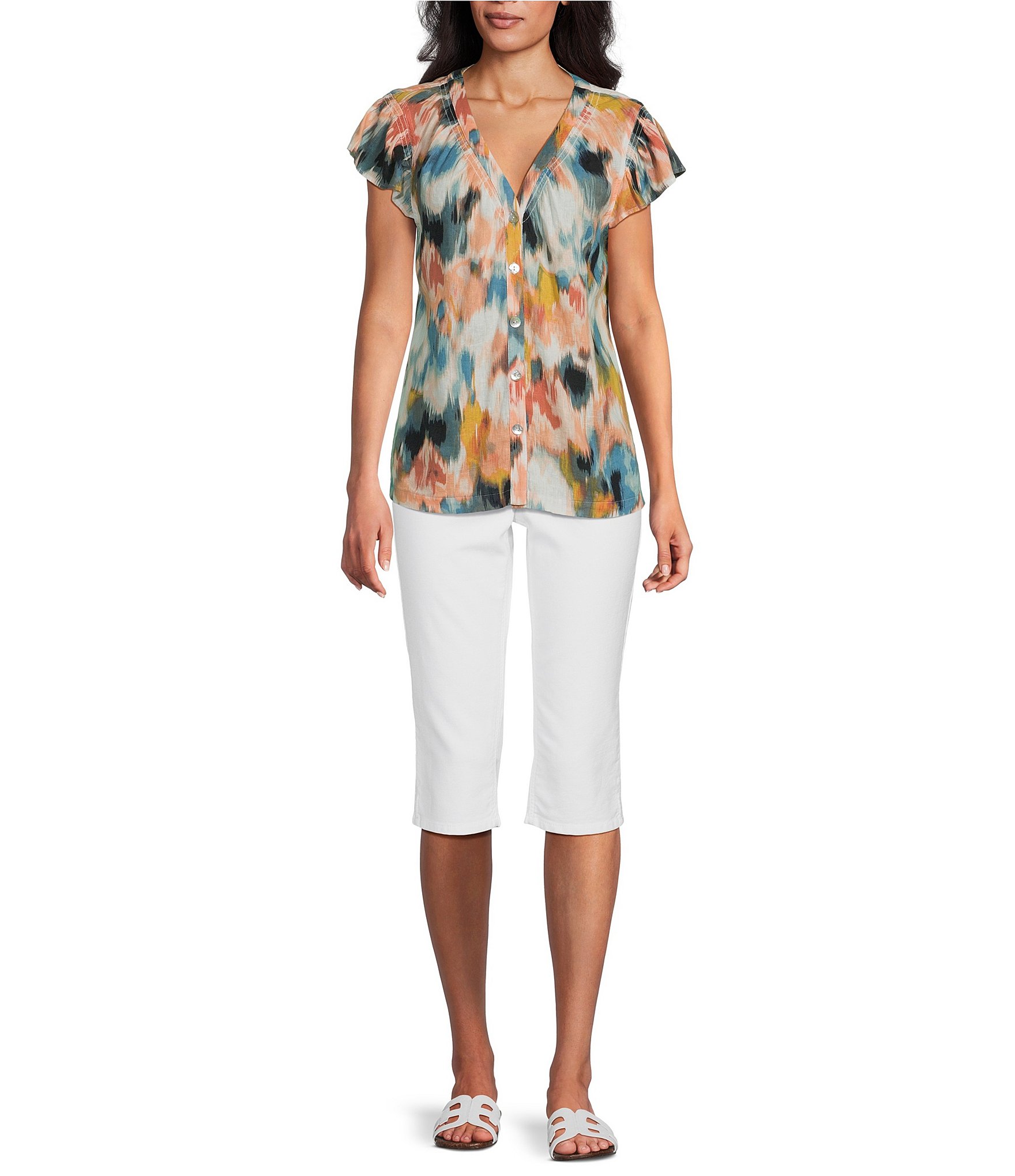 Westbound High Rise Pull On Crop Pants