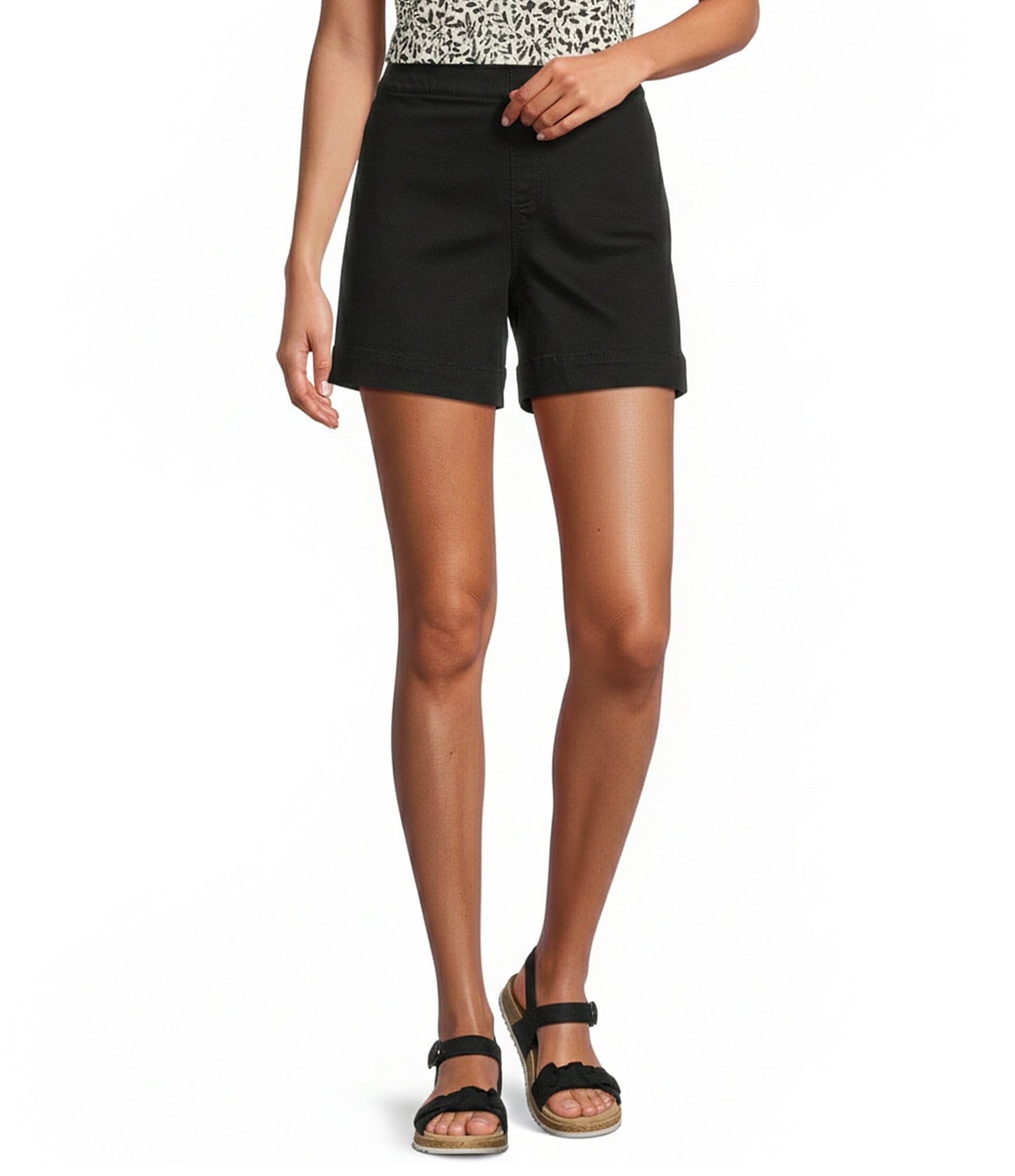 chinese dress ladies Robyn Black Tailored Shorts main image 1