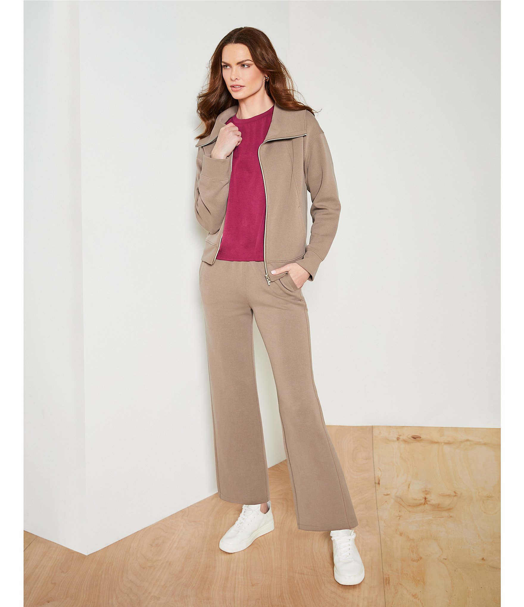 Westbound Jacquard Long Sleeve Zipper Front Jacket