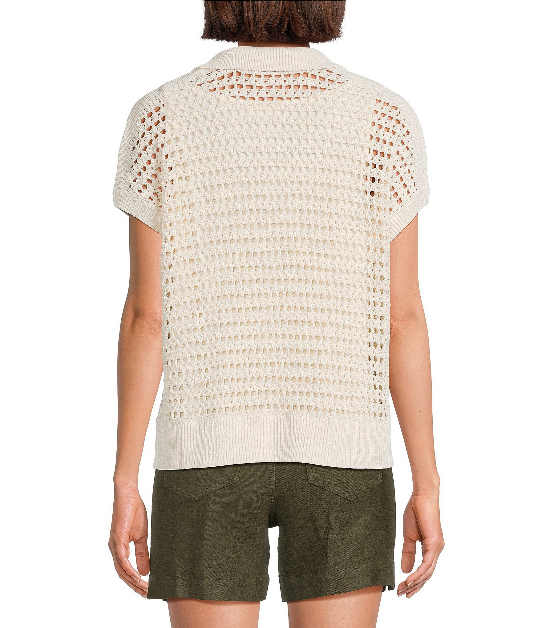 Westbound Knit Short Sleeve Polo Top