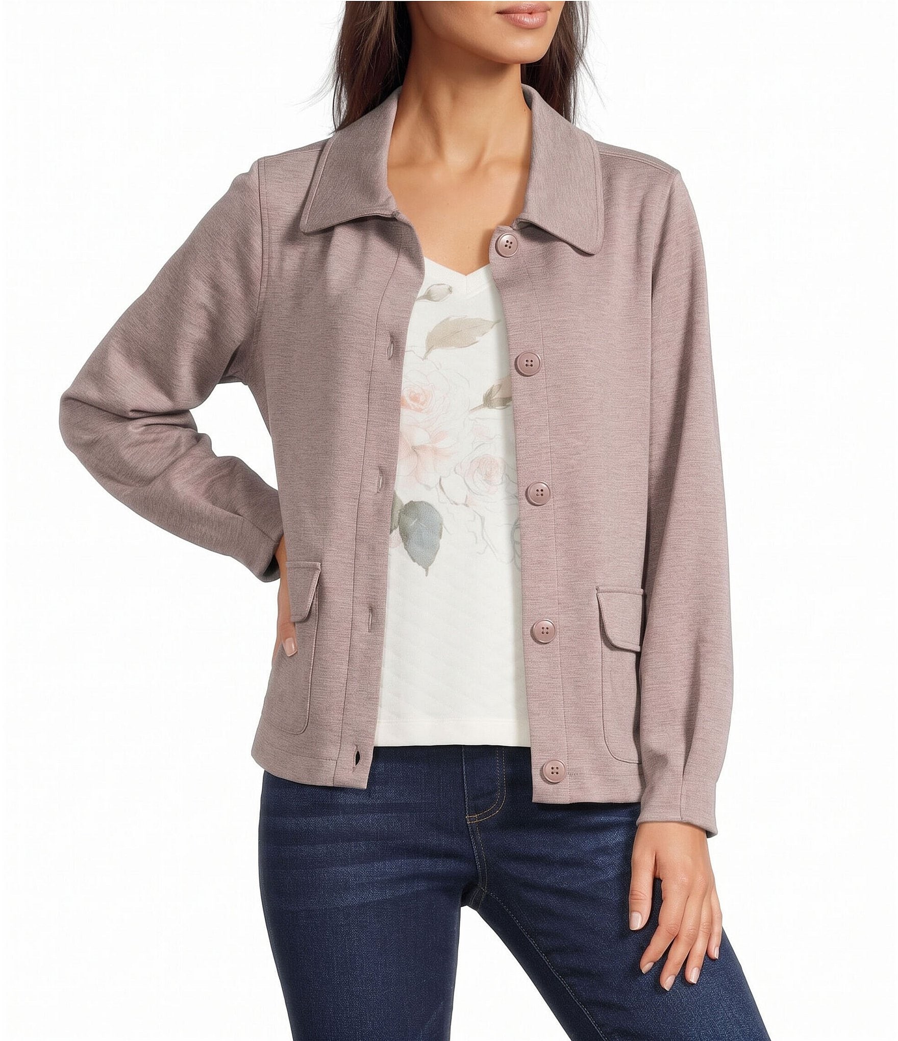 Westbound Long Sleeve Boxy Utility Jacket