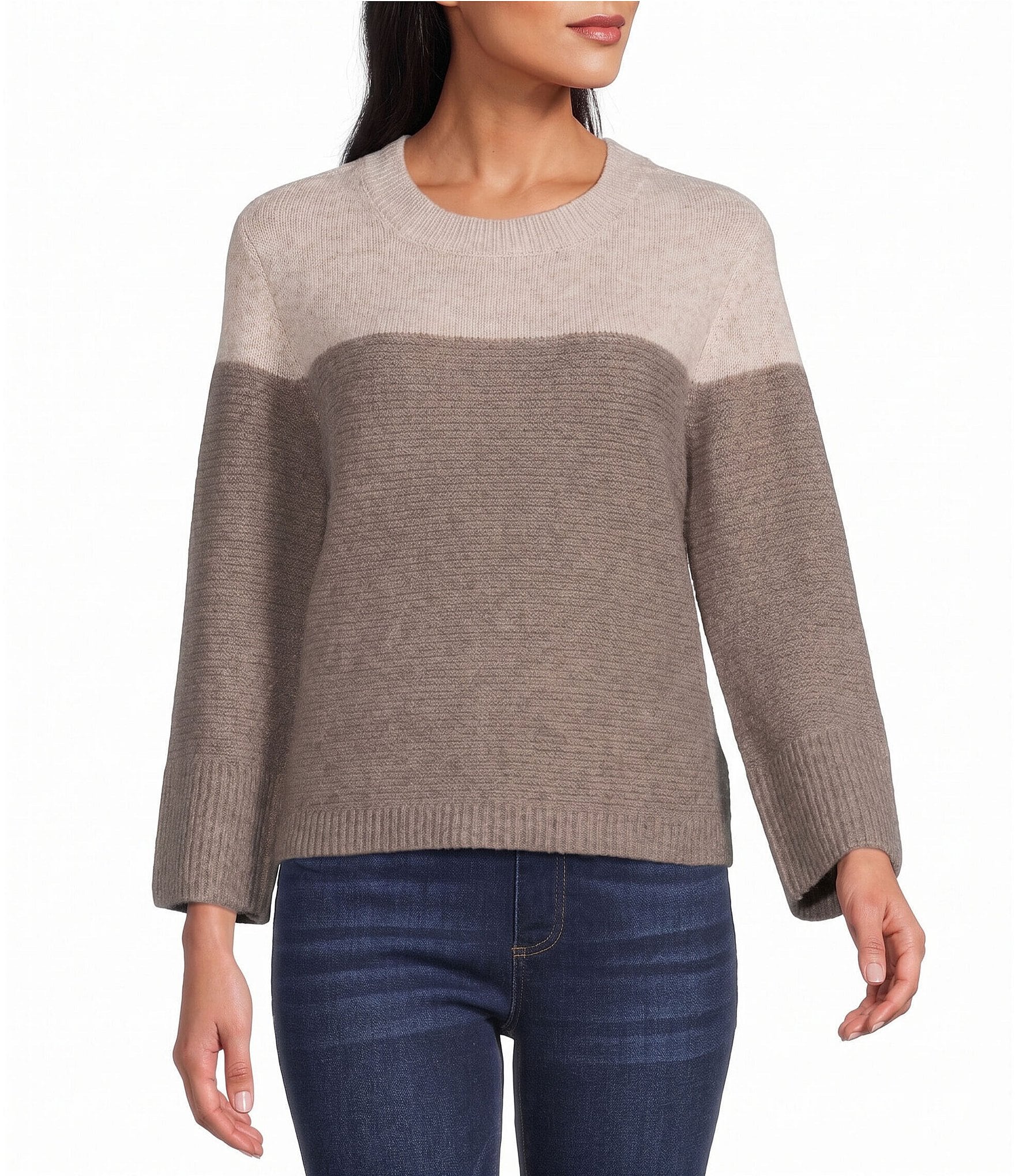 Westbound Long Sleeve Crew Neck Sweater