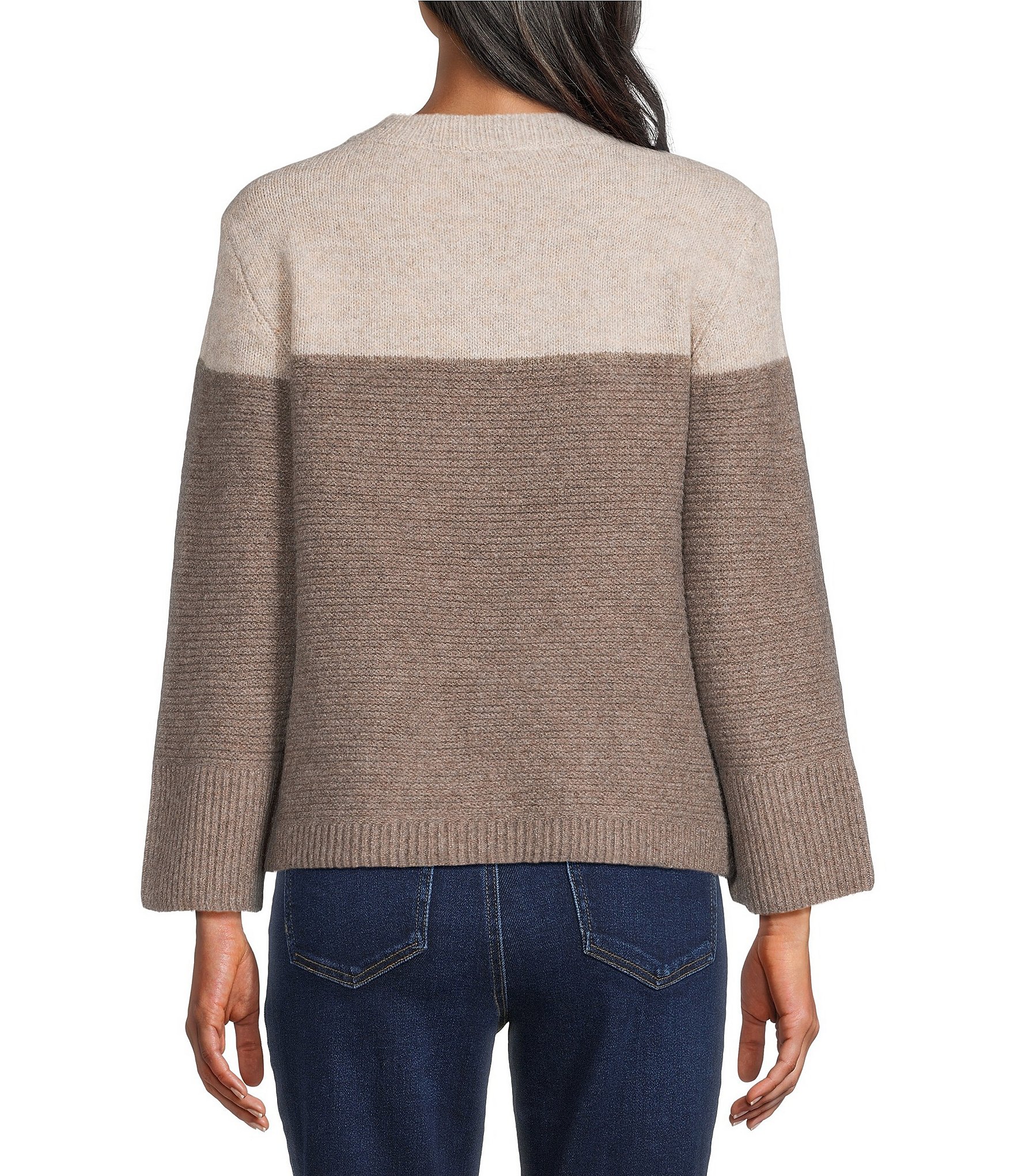 Westbound Long Sleeve Crew Neck Sweater
