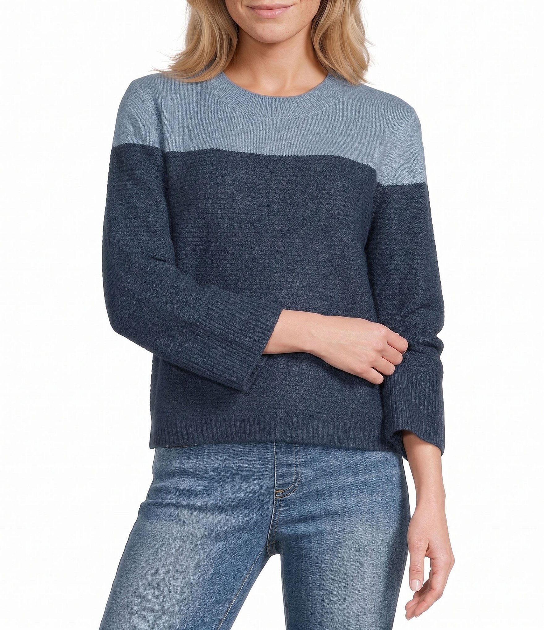 Westbound Long Sleeve Crew Neck Sweater