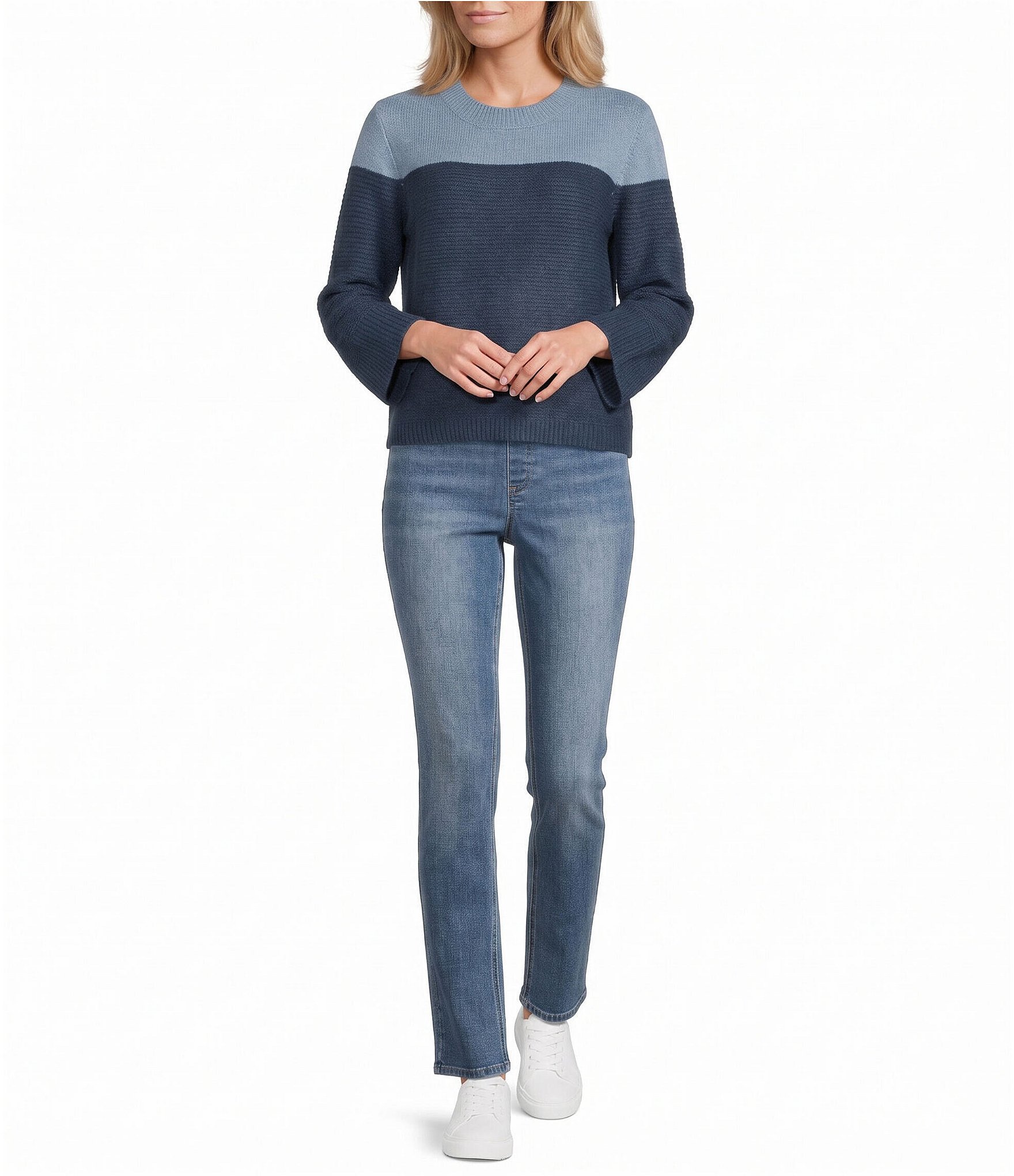 Westbound Long Sleeve Crew Neck Sweater