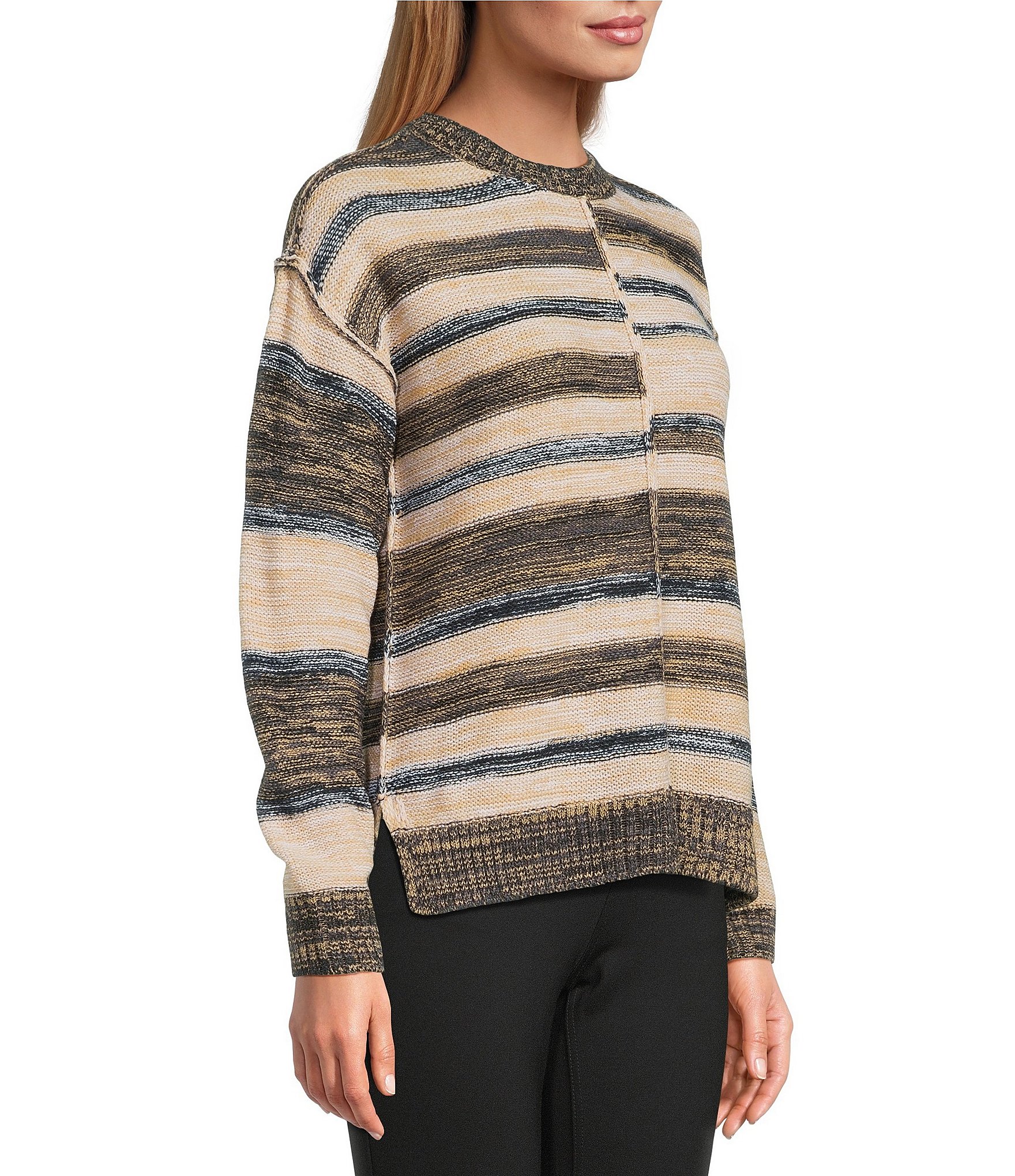 Westbound Long Sleeve Crew Neck Sweater