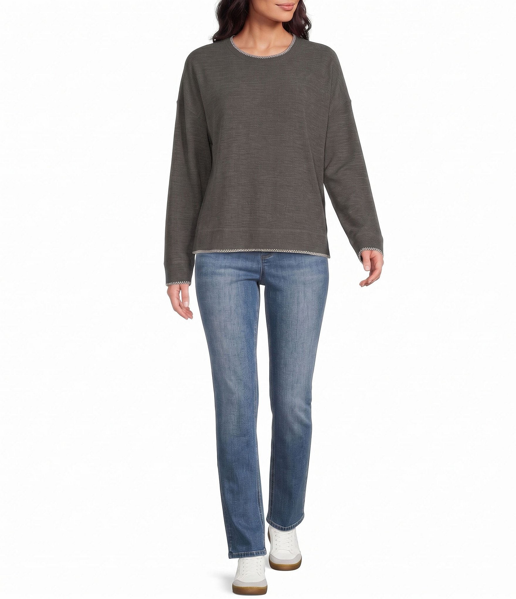 Westbound Long Sleeve Pullover Top