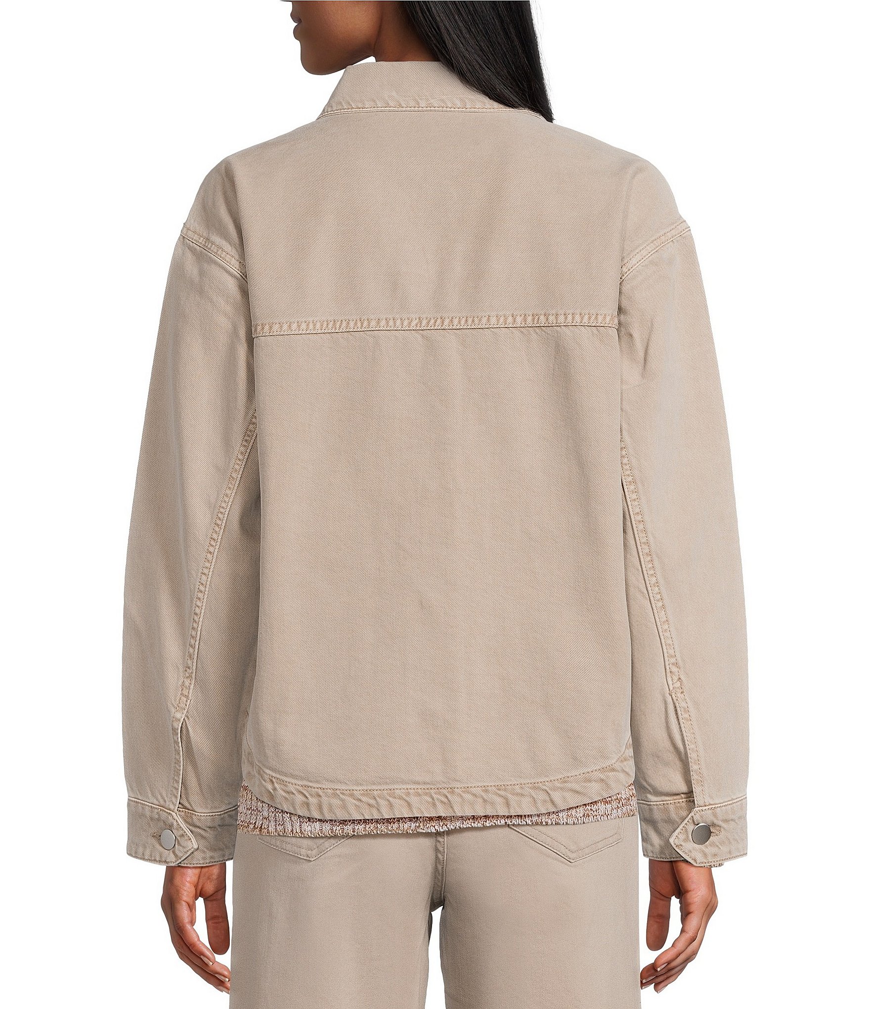 Westbound Long Sleeved Button Front Jacket