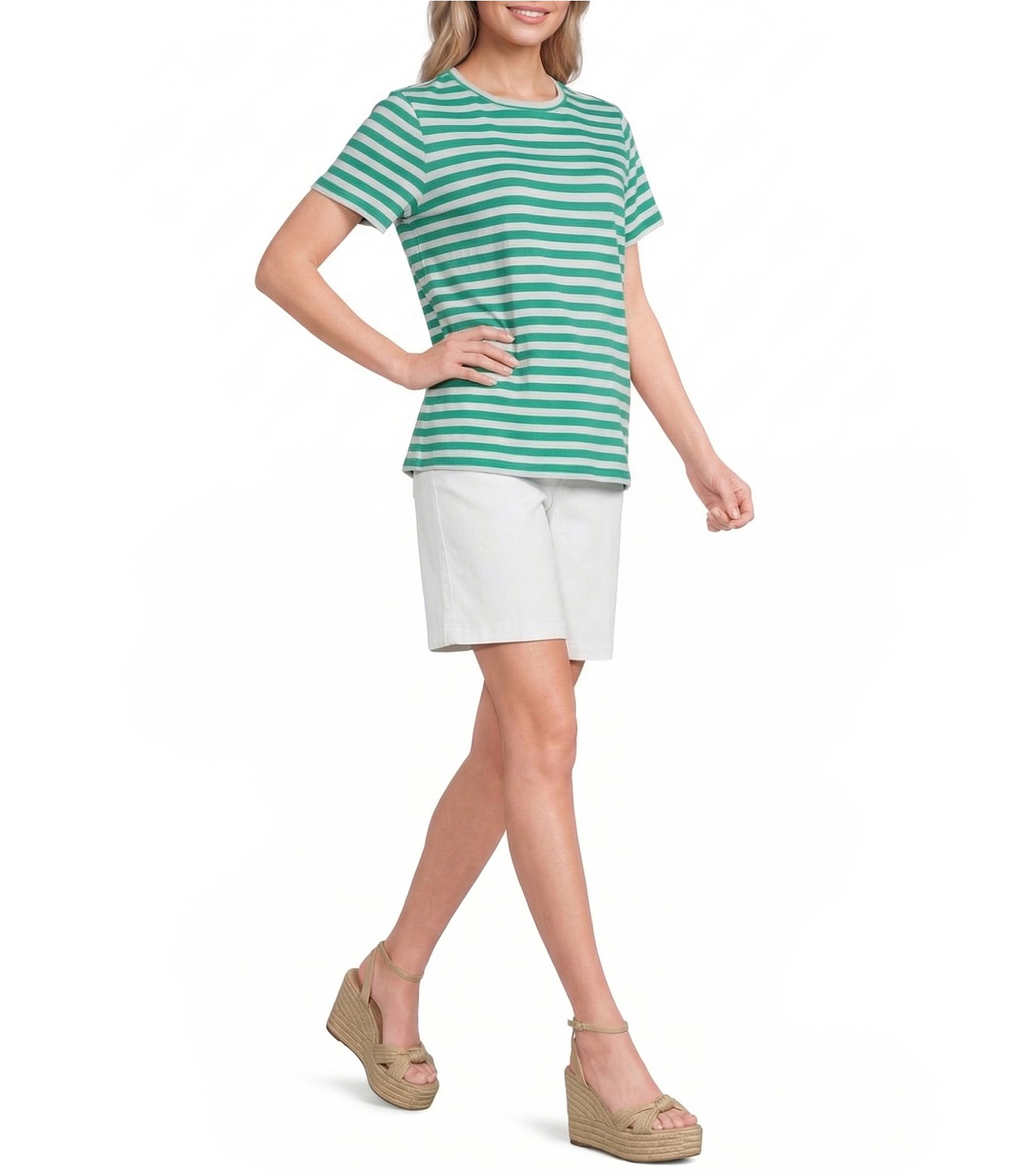 Westbound Perfect Outfit Picks Mid Rise Bermuda Shorts