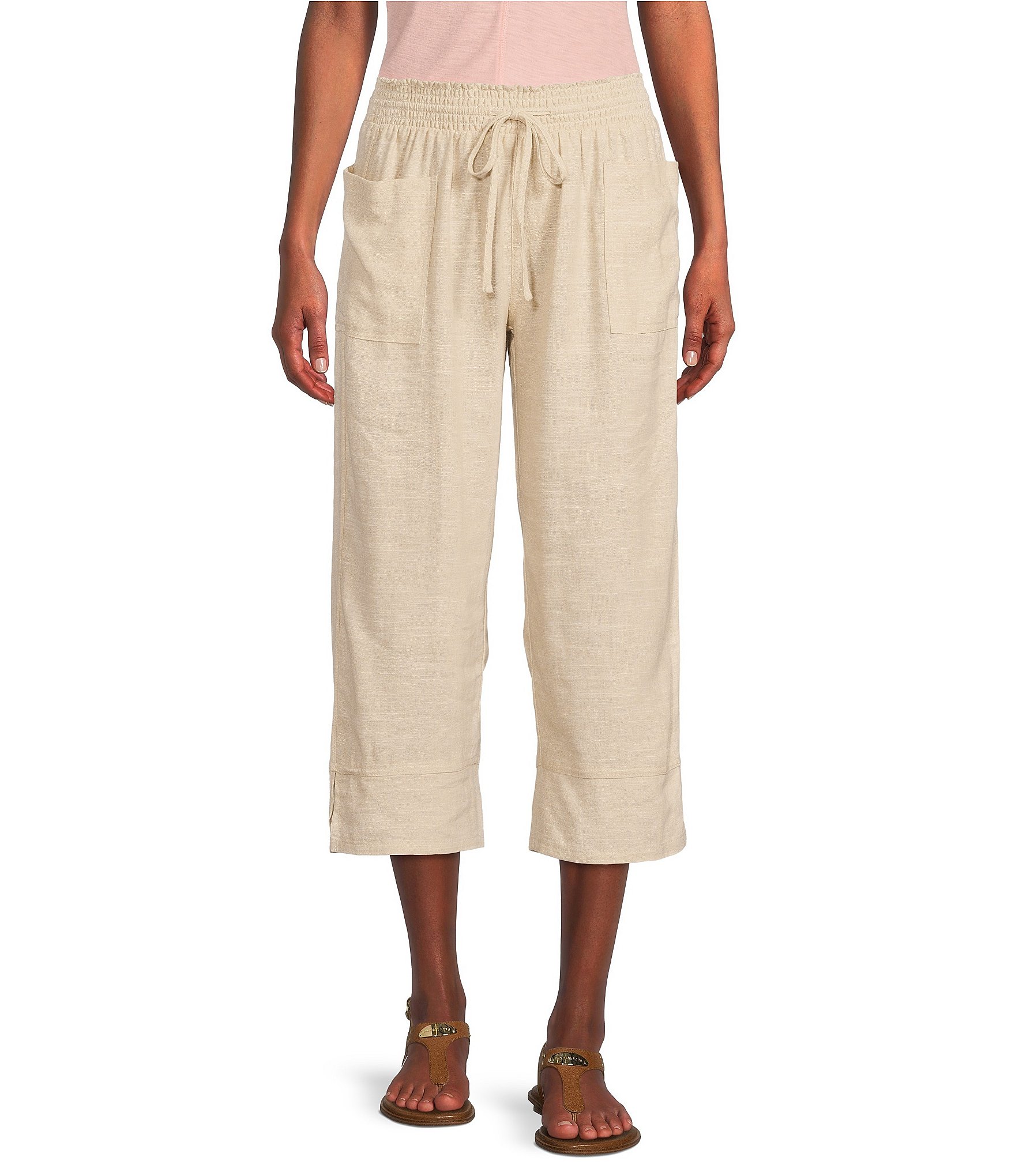 Westbound the ISLAND Mid Rise Wide Leg Cropped Pants | Dillard's