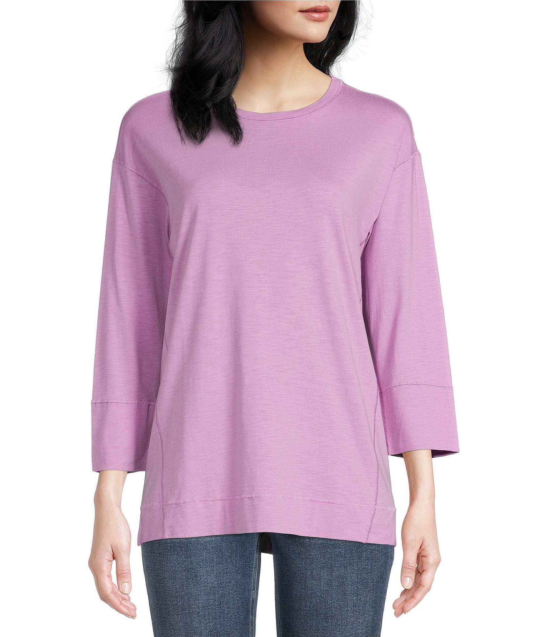 Purple Petite Casual & Dressy Tops & Blouses | Dillard's