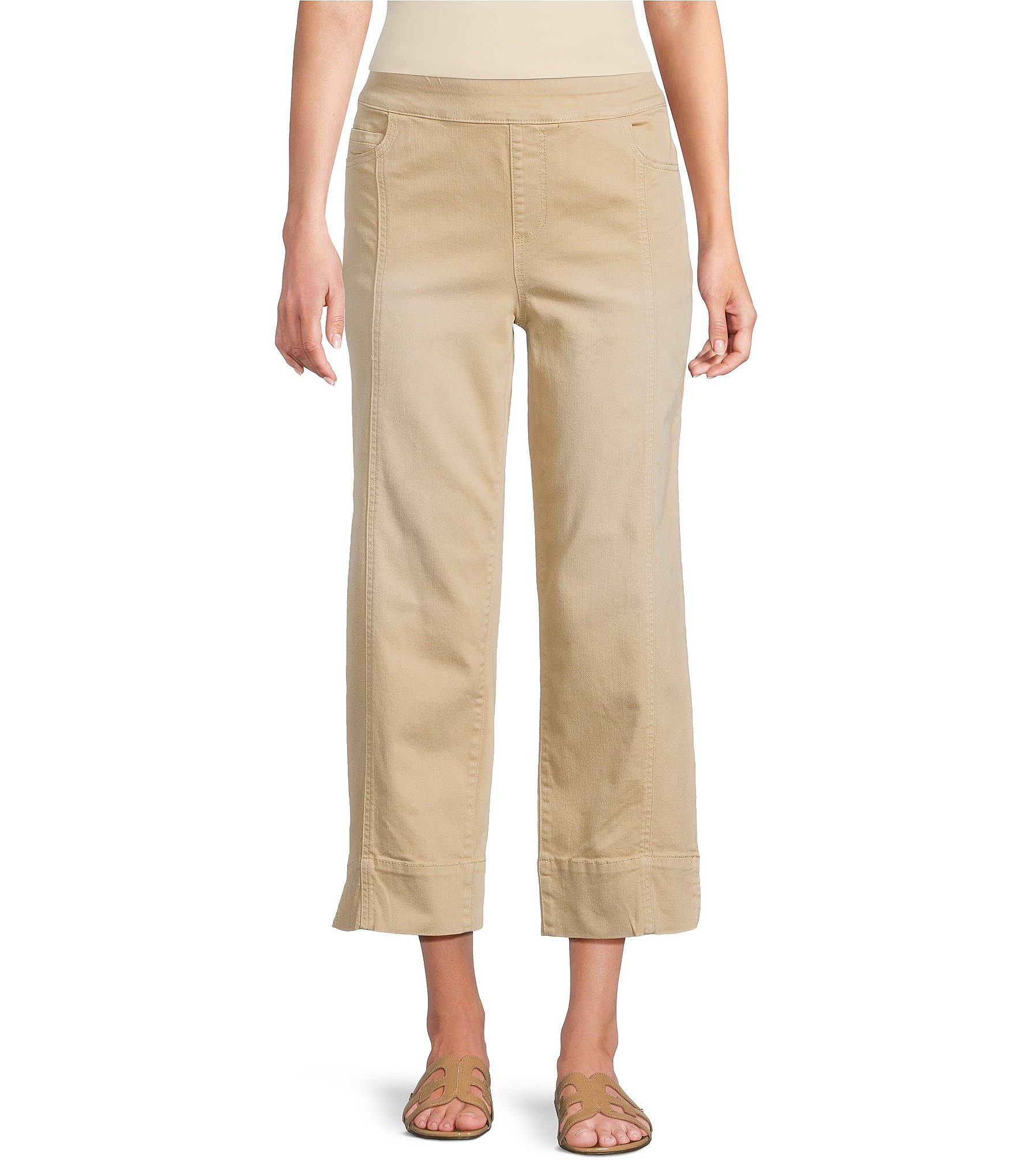 Westbound Petite Size Pull-On High Rise Seam Pants