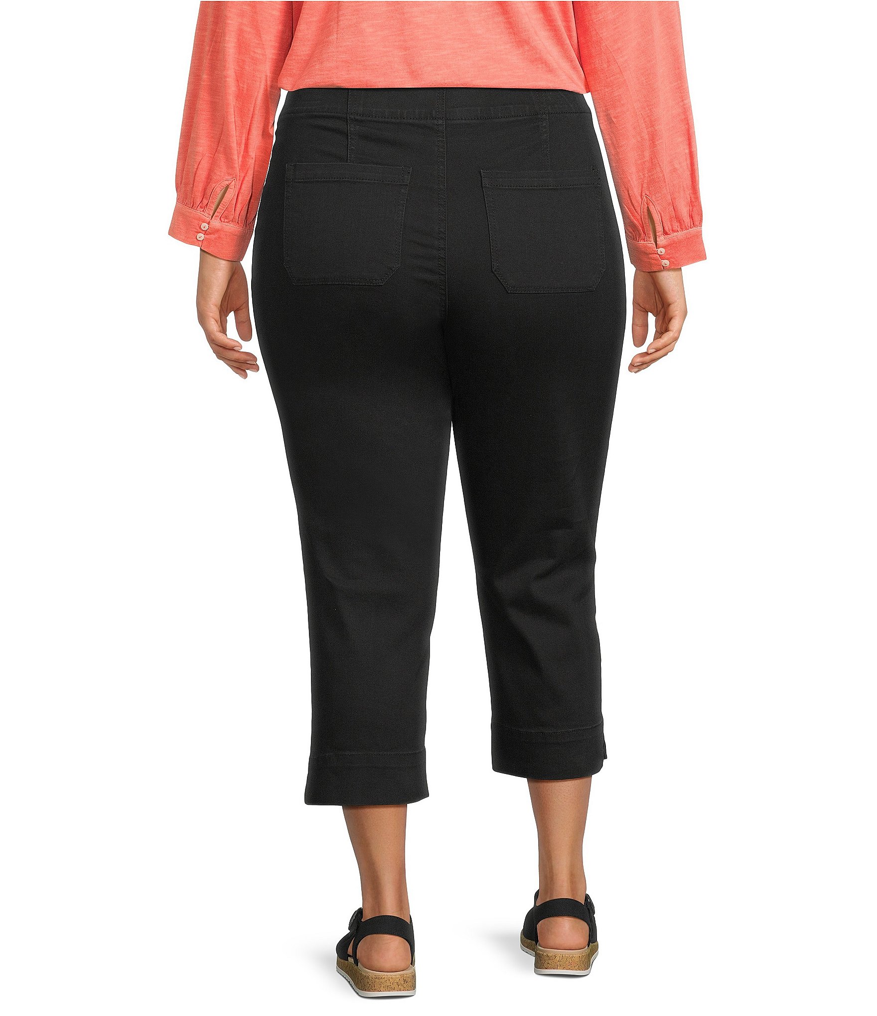 Westbound Plus Size High Rise Crop Pants