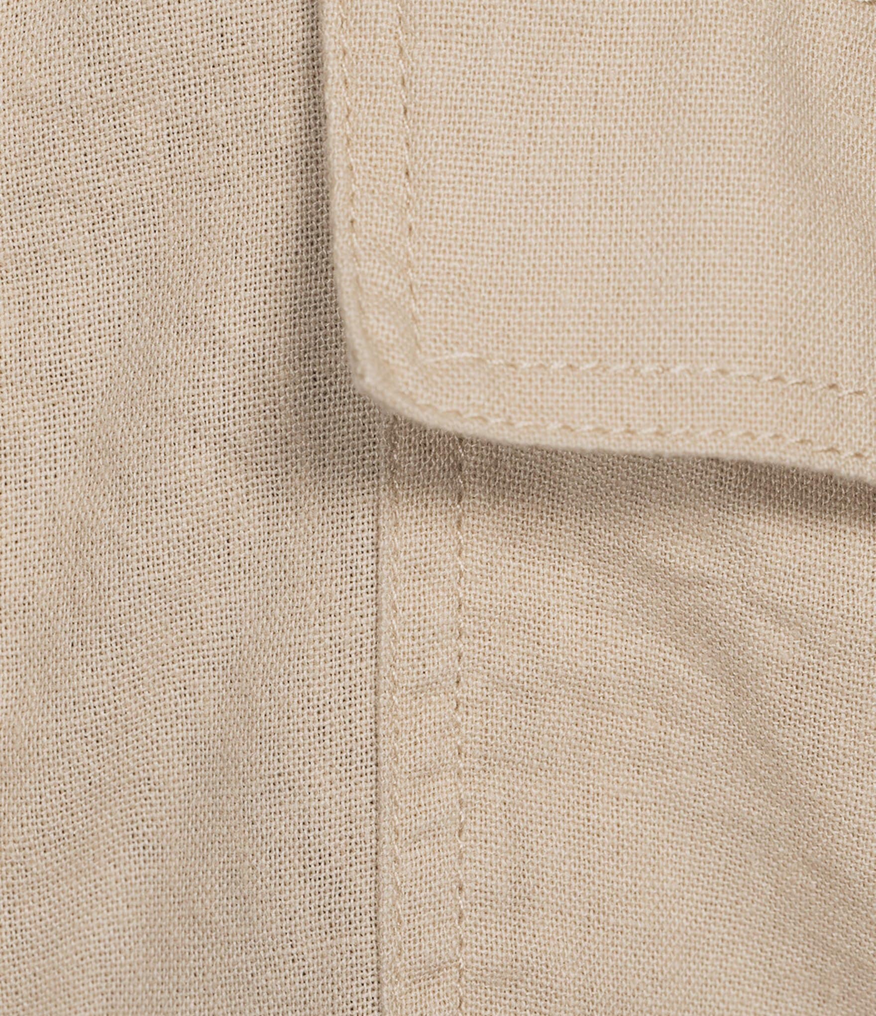 Westbound Plus Size Linen-Blend Long Sleeve Button Front Jacket