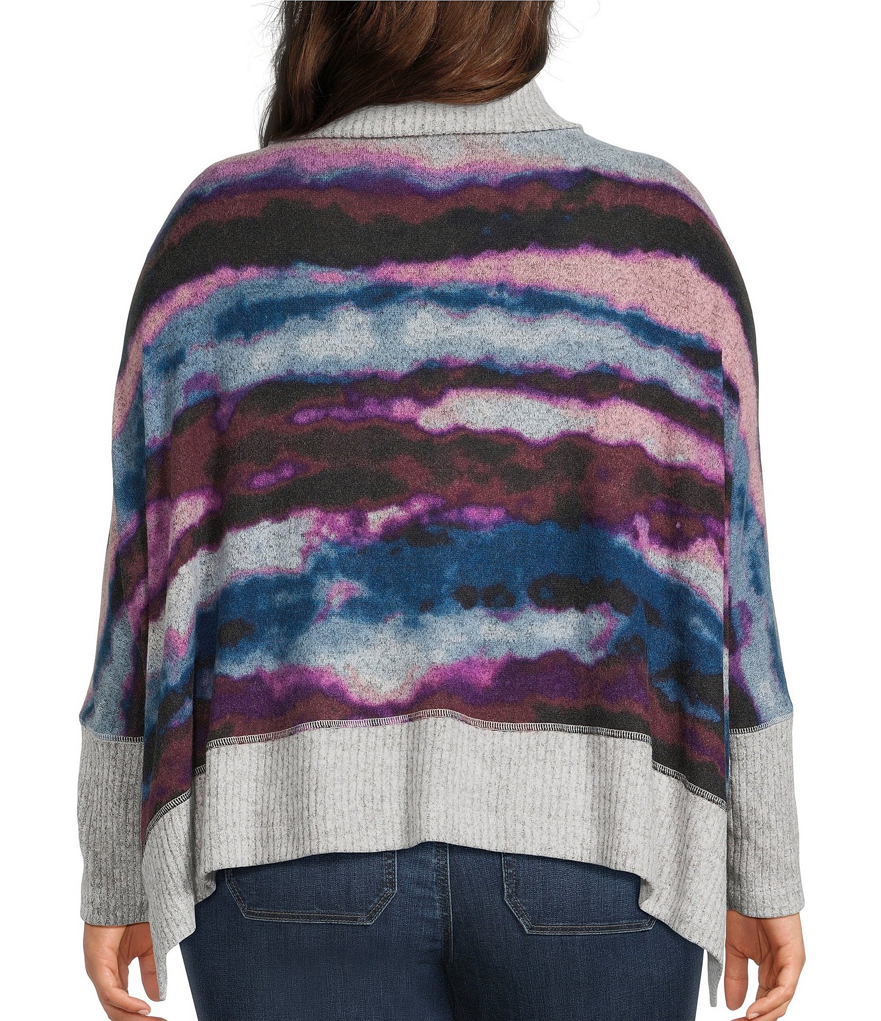 Westbound Plus Size Long Sleeve Mock Neck Knit Top