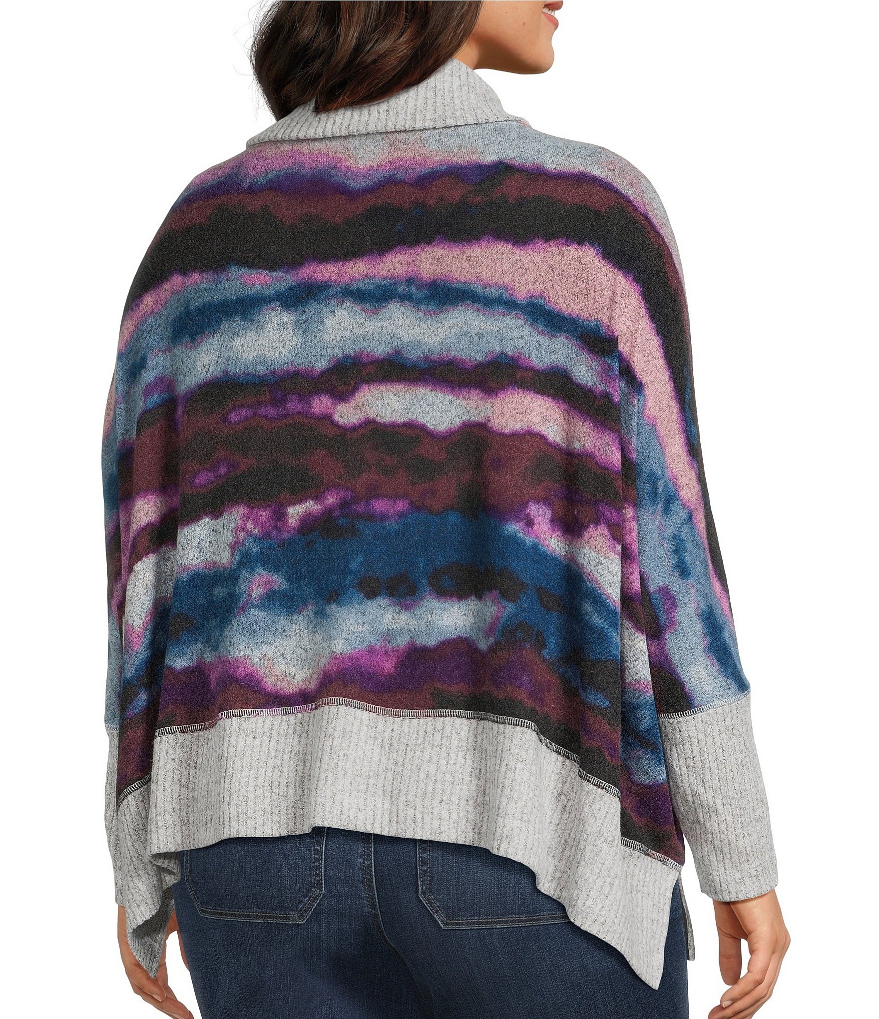 Westbound Plus Size Long Sleeve Mock Neck Knit Top