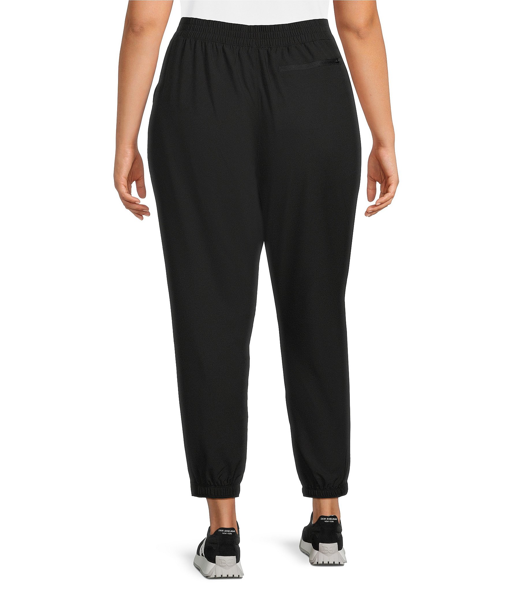 Westbound Plus Size Pull-On Mid Rise Jogger Pants