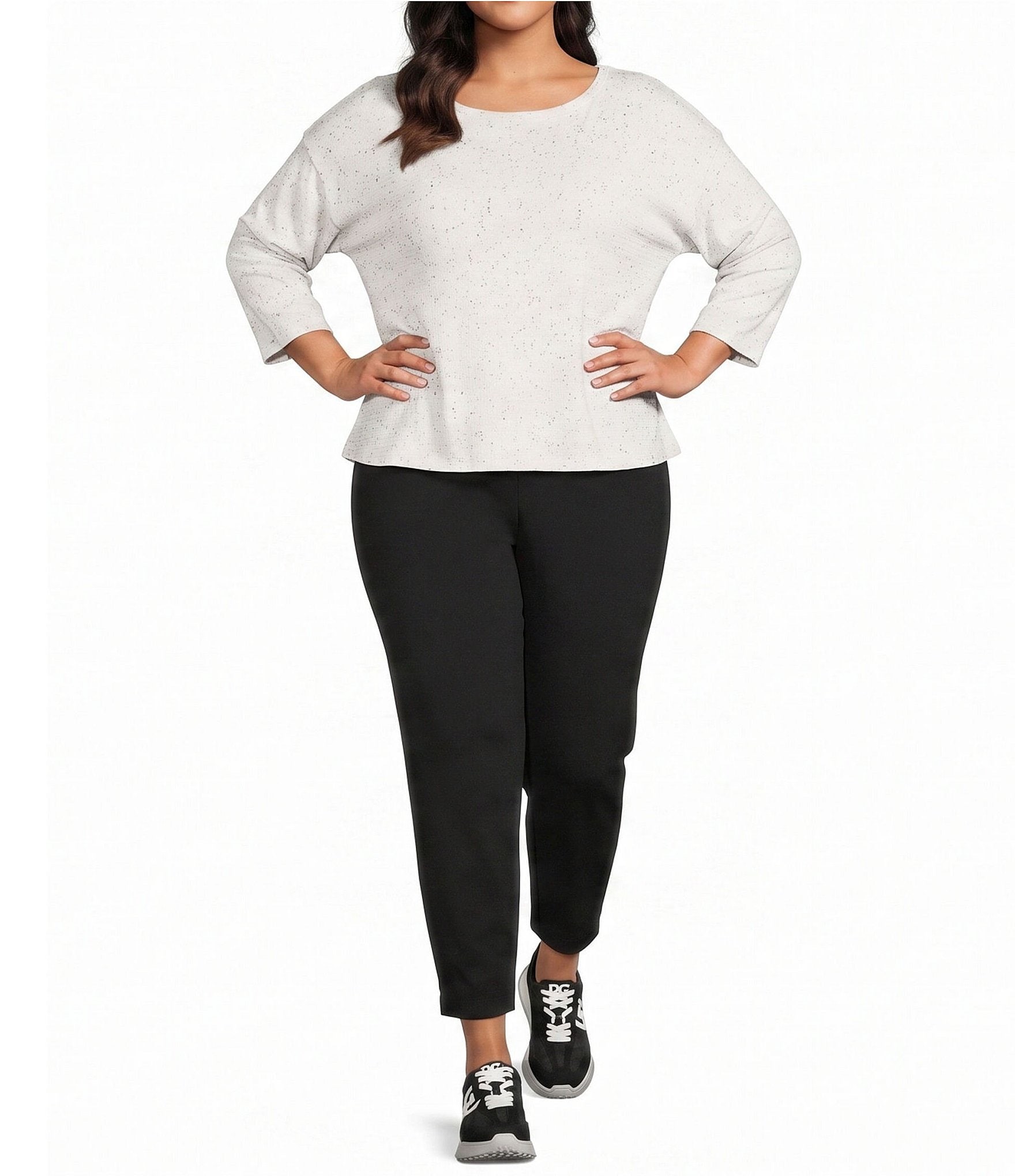 Westbound Plus Size Pull-On Mid Rise Jogger Pants