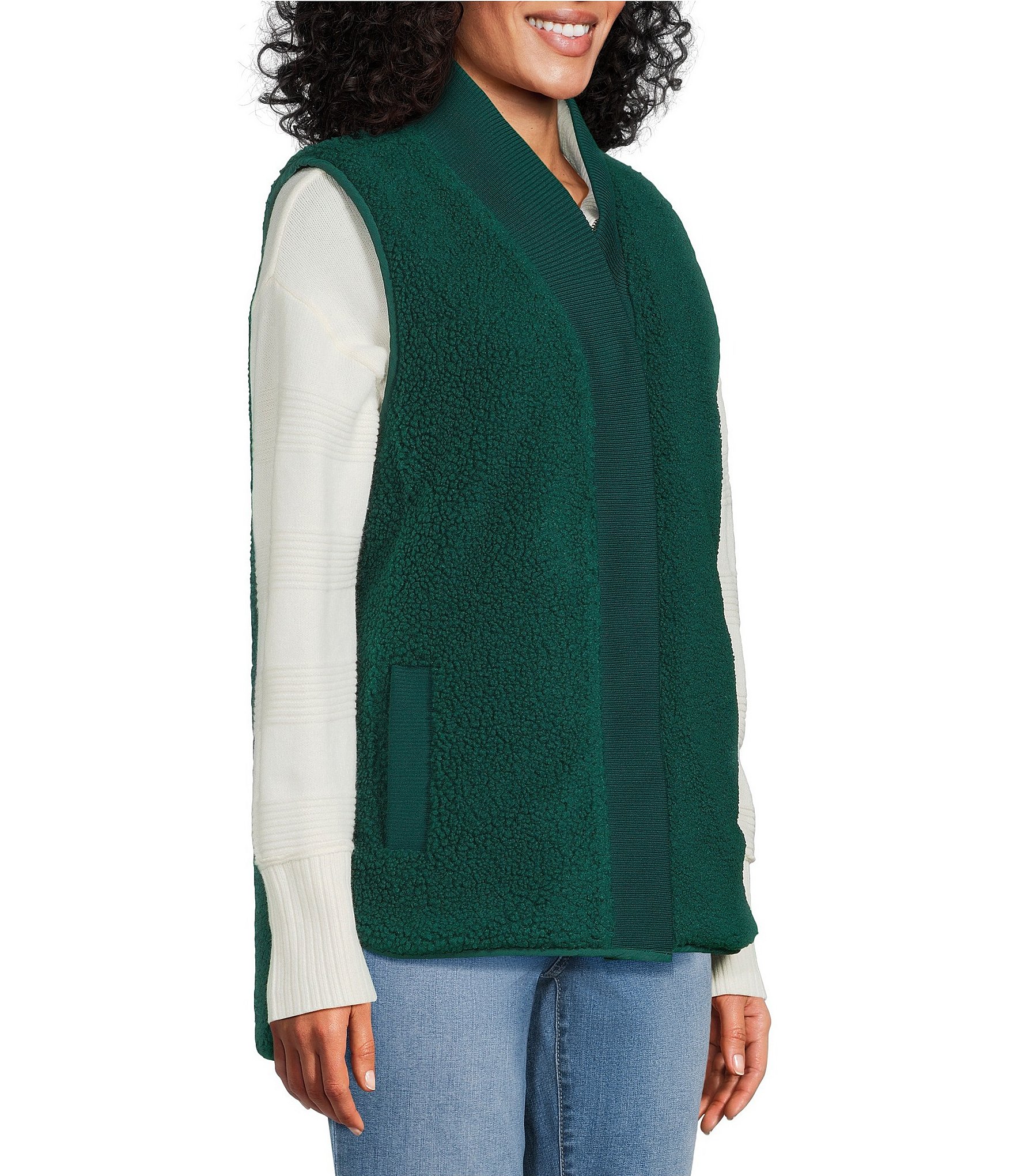 Westbound Reversible V-Neck Open Front Vest