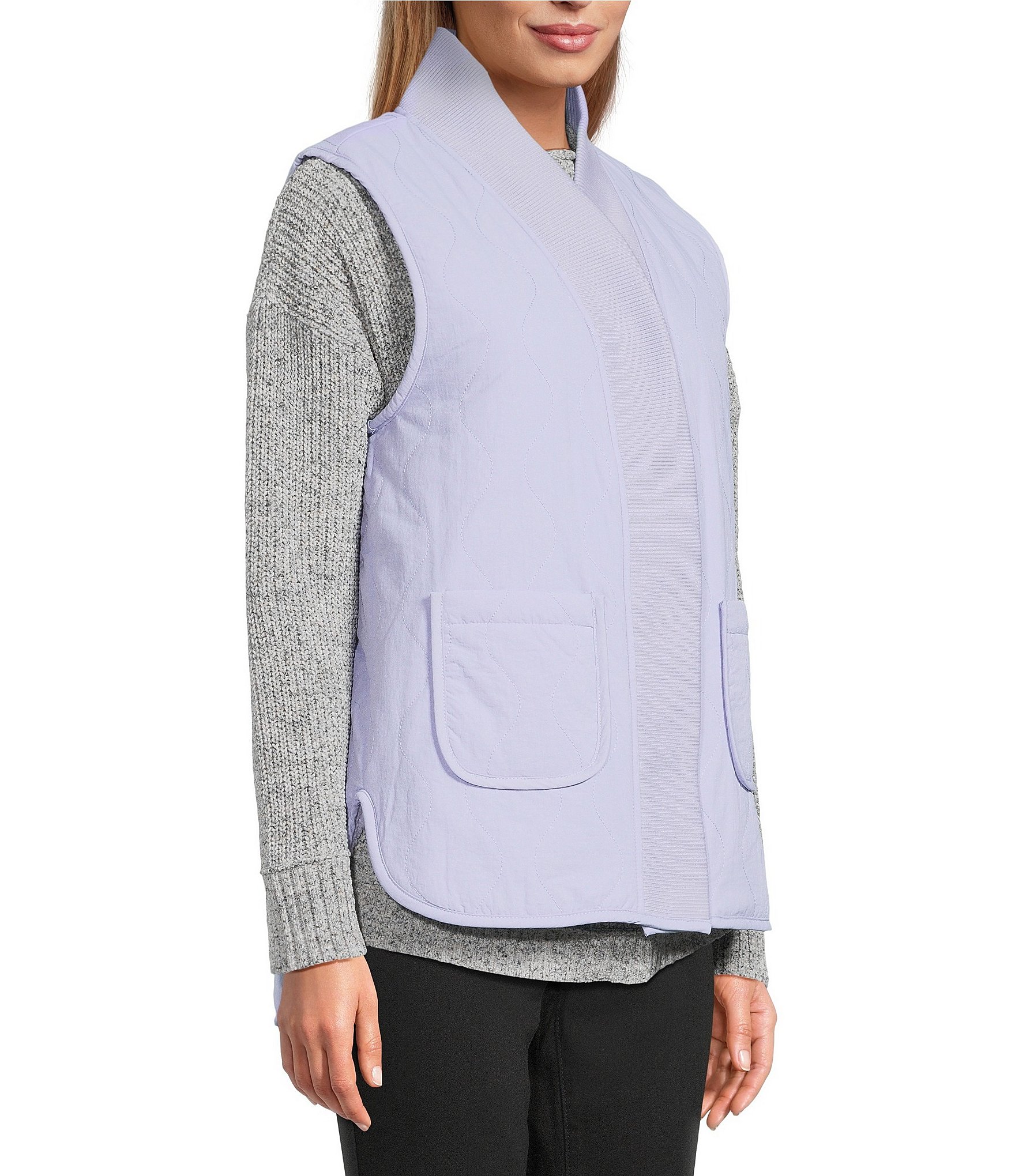 Westbound Reversible V-Neck Open Front Vest