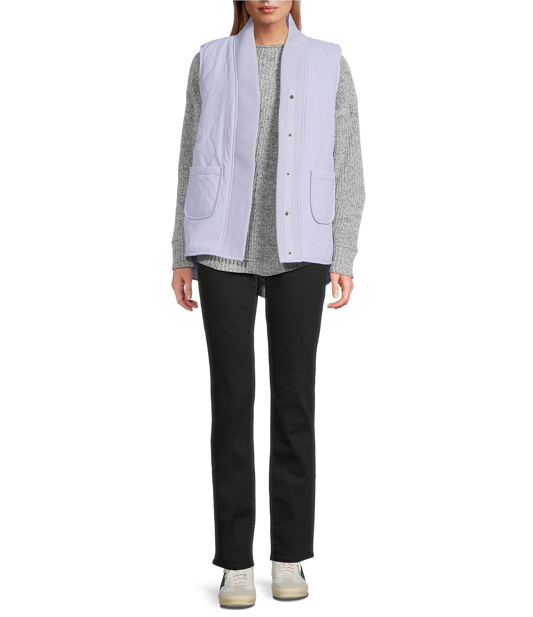 Westbound Reversible V-Neck Open Front Vest