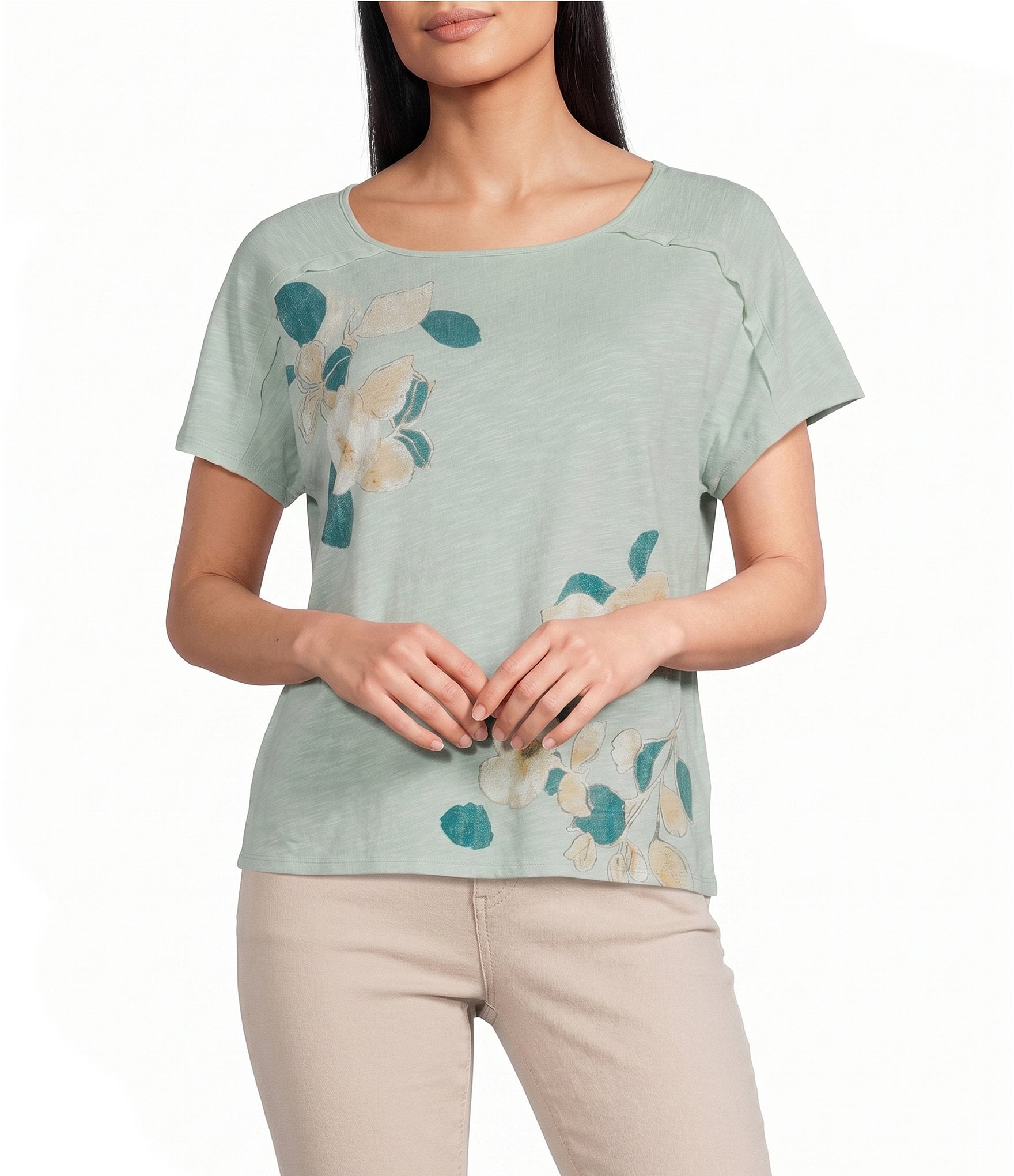 Westbound Short Sleeve Crew Neck Top