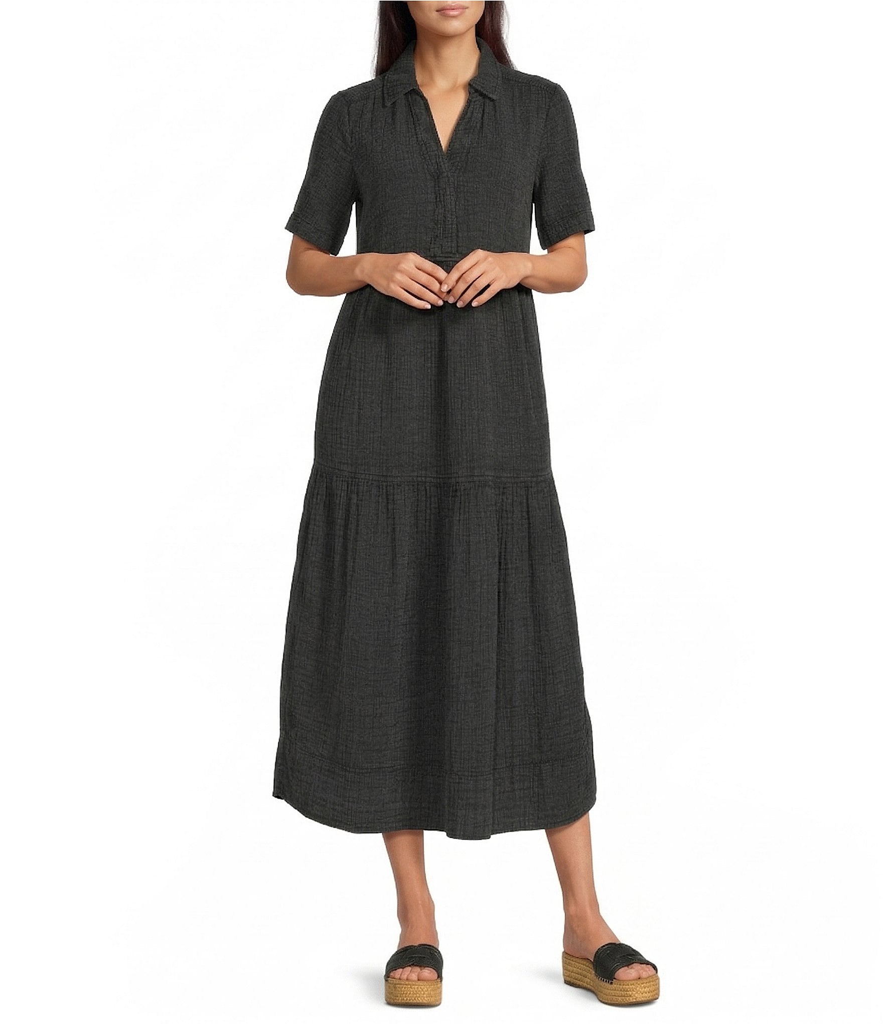 long a line black dress Elegant A-line Spaghetti Straps Black Prom Dresses Long Evening Dresses