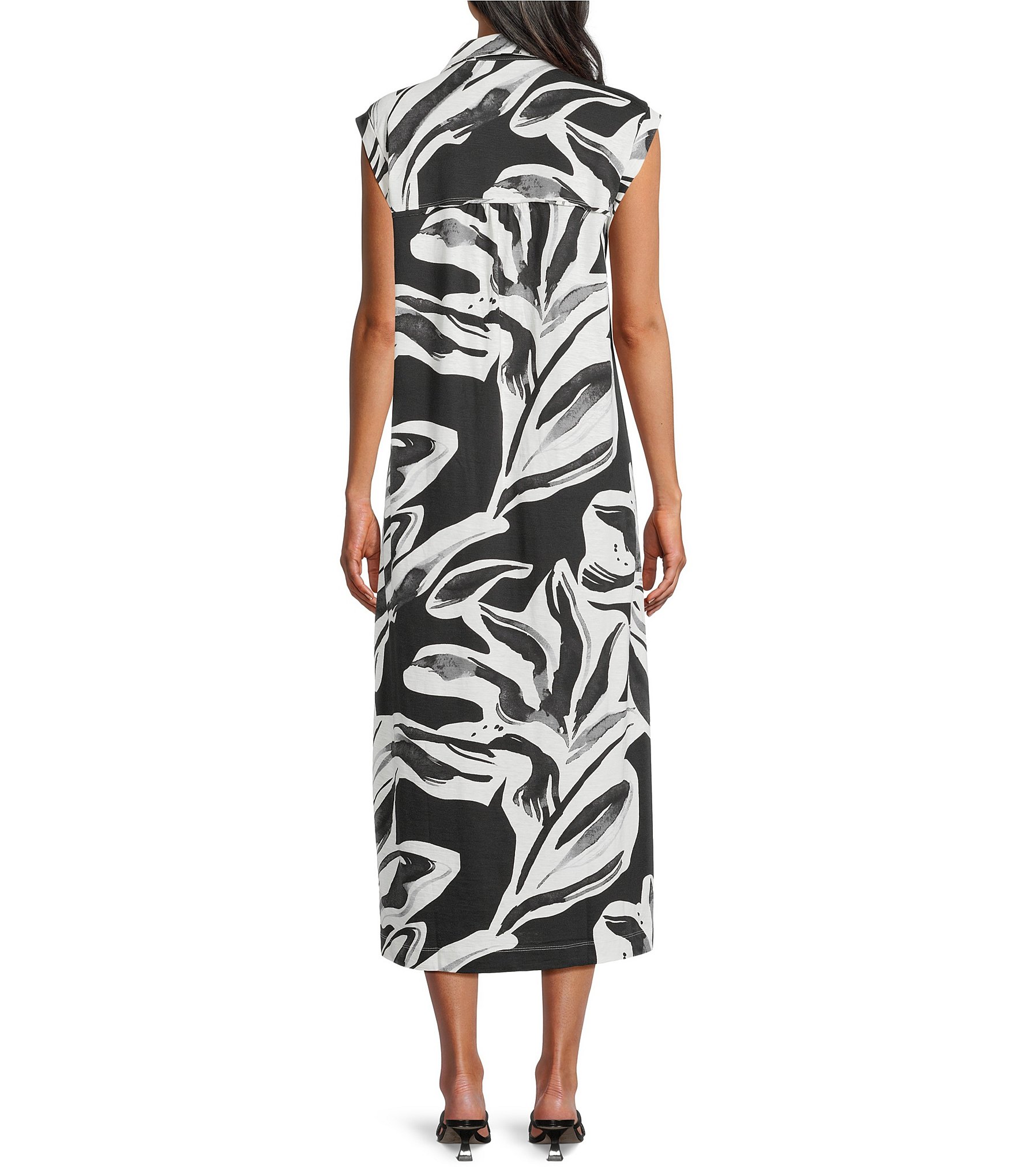 Westbound Cap Sleeve Collared Dress