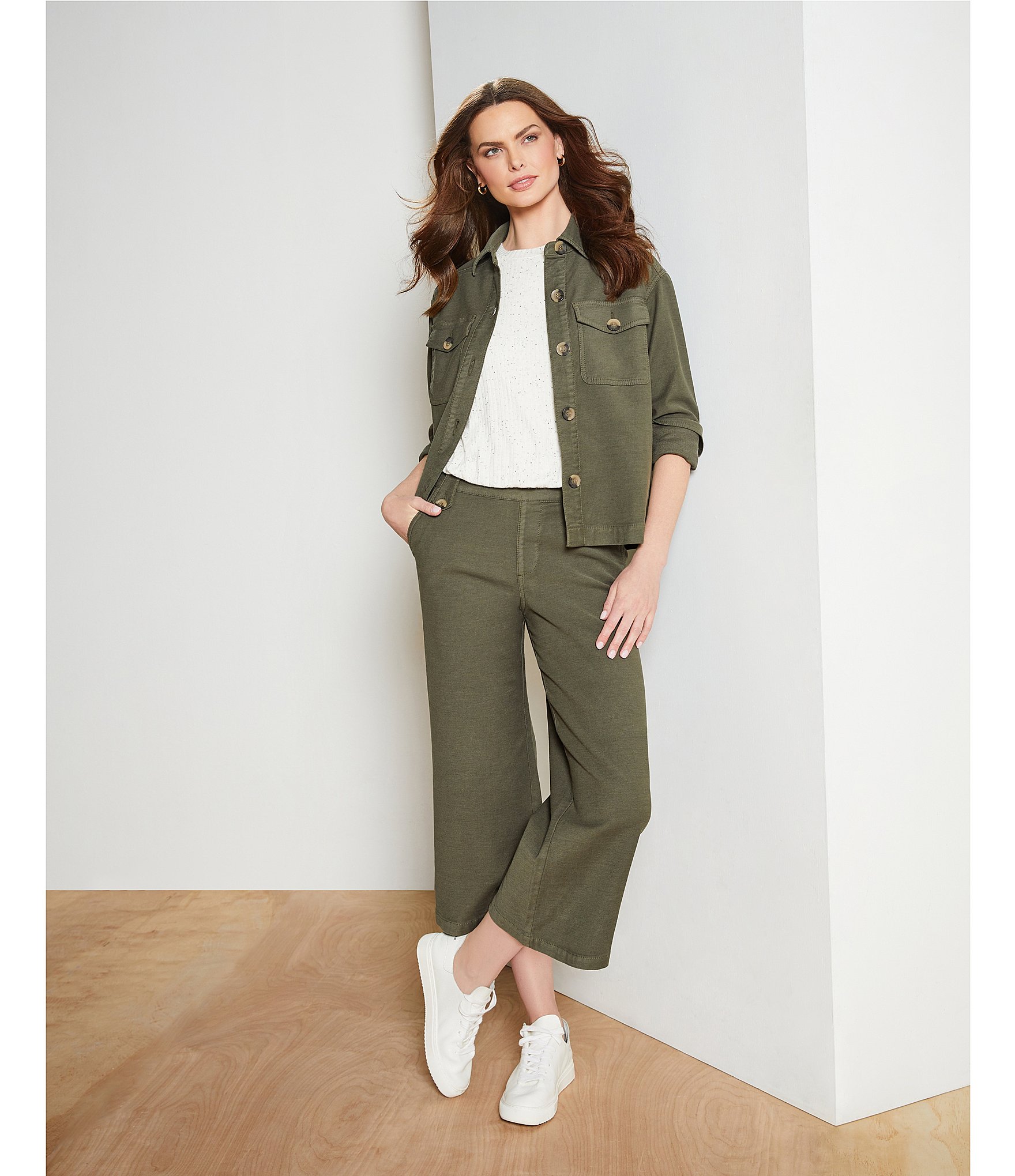 Westbound Terry Twill Point Collar Coordinating Jacket