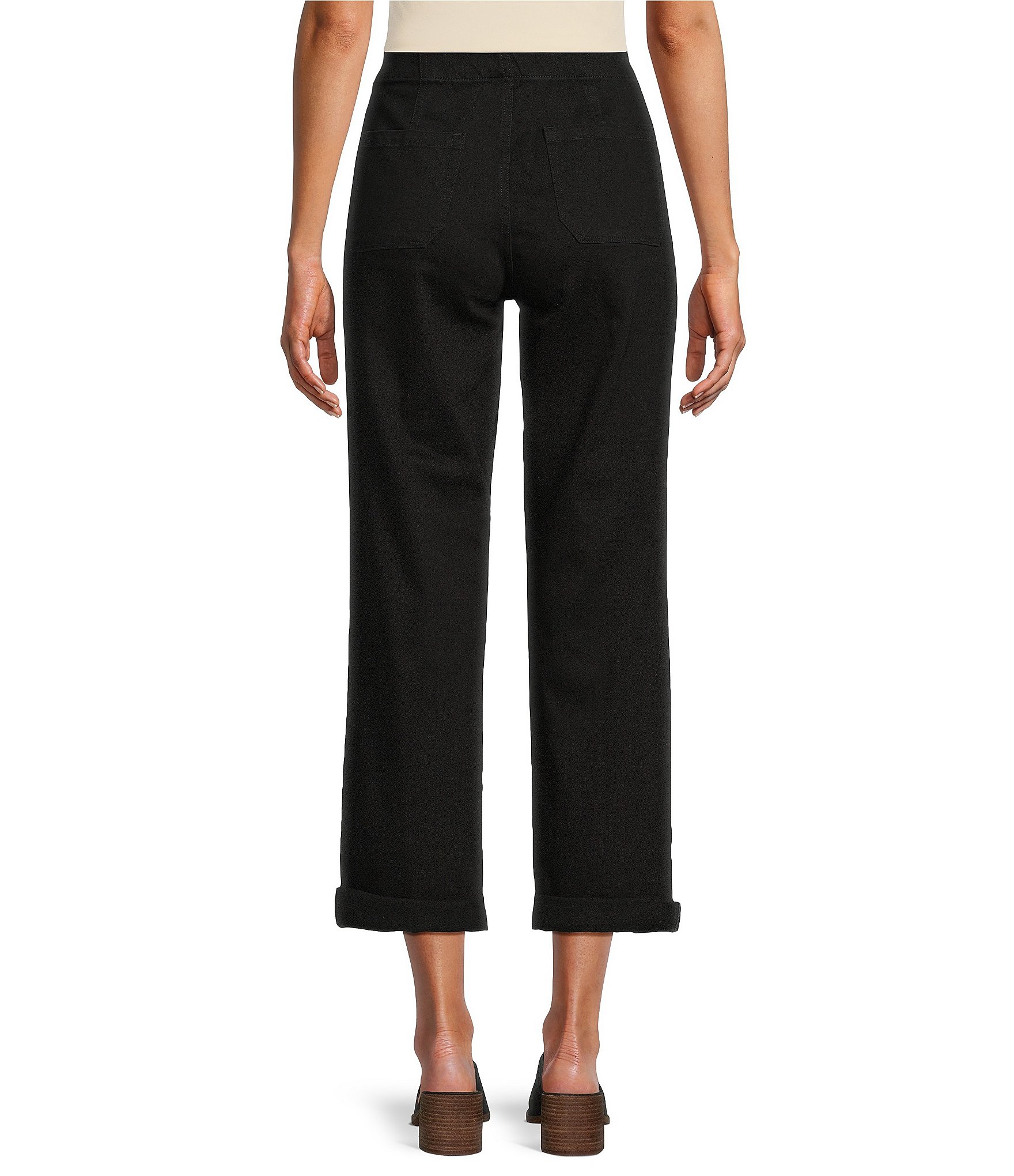 Westbound the HIGH RISE fit Crop Pull-On Roll Cuff Pants