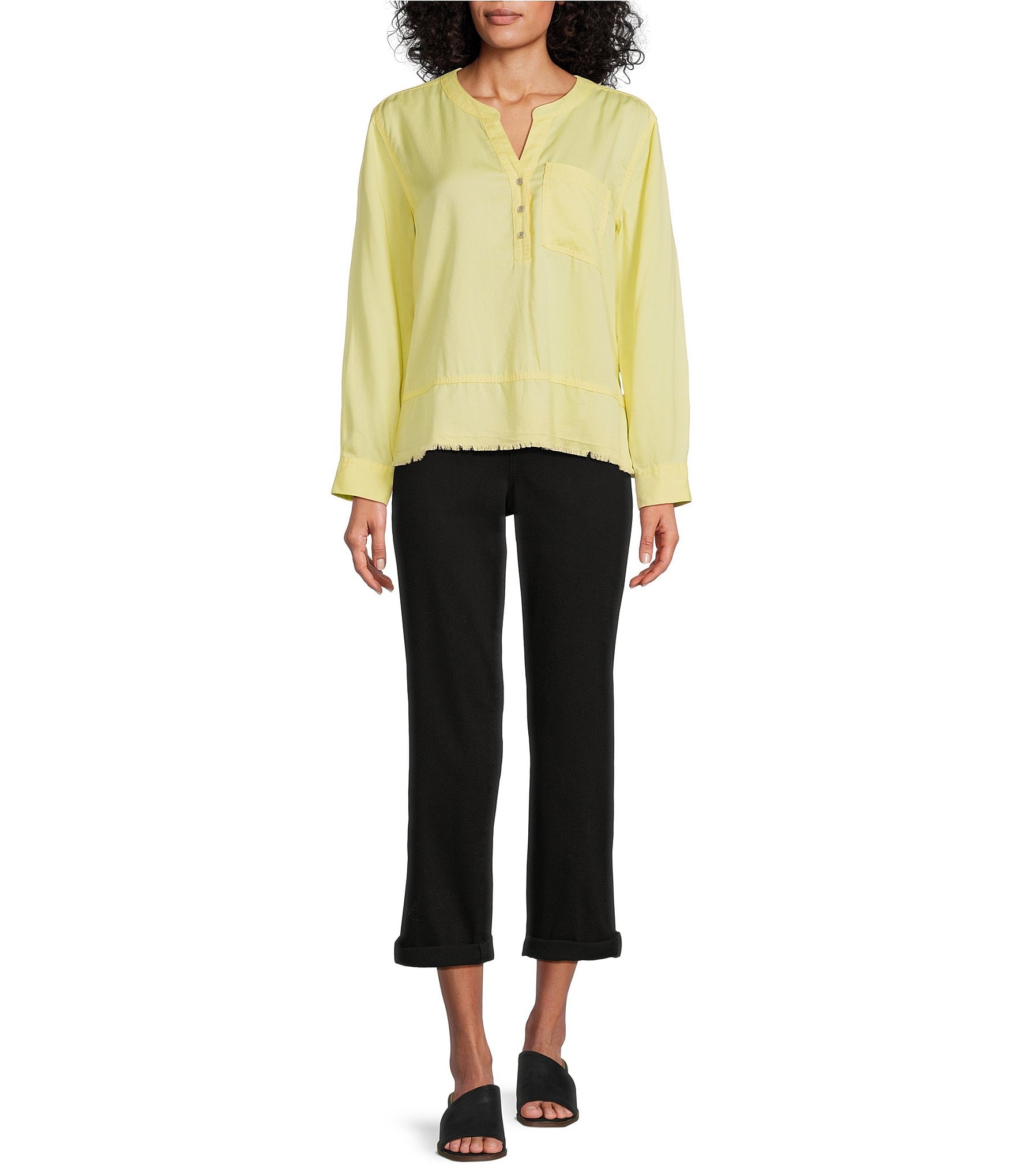 Westbound the HIGH RISE fit Crop Pull-On Roll Cuff Pants