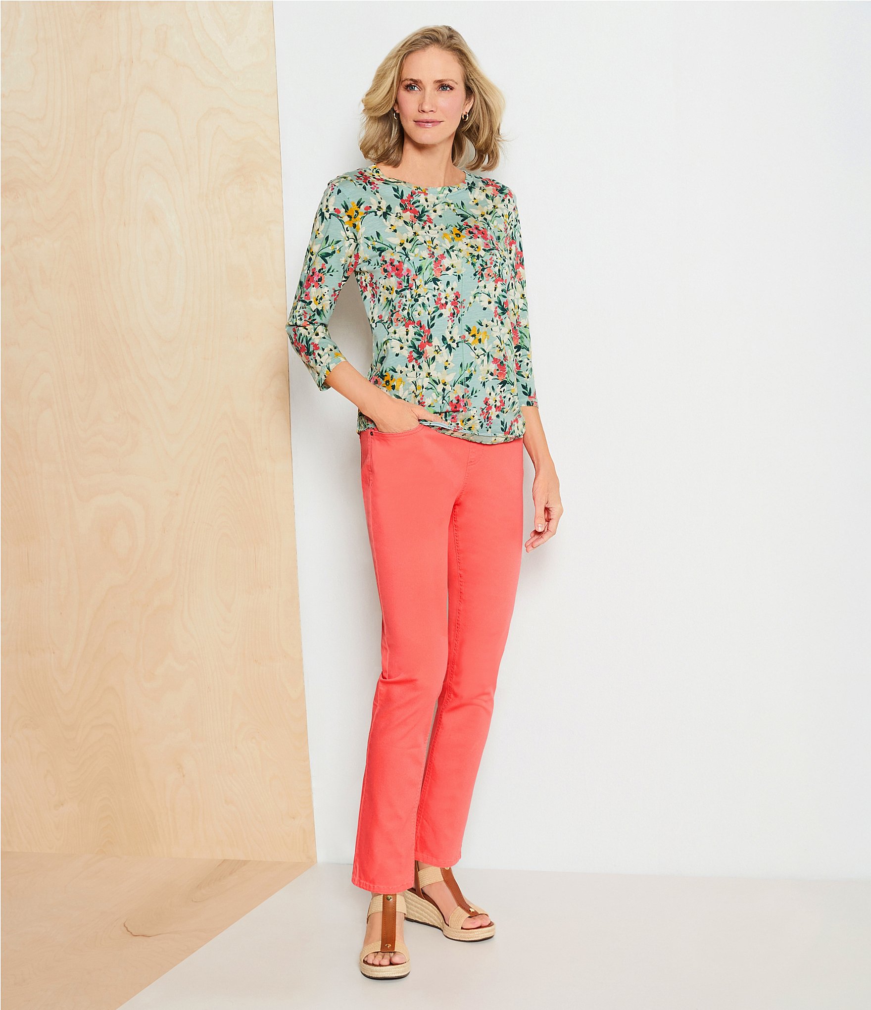 Westbound the HIGH RISE fit Cotton Blend Skinny Pants
