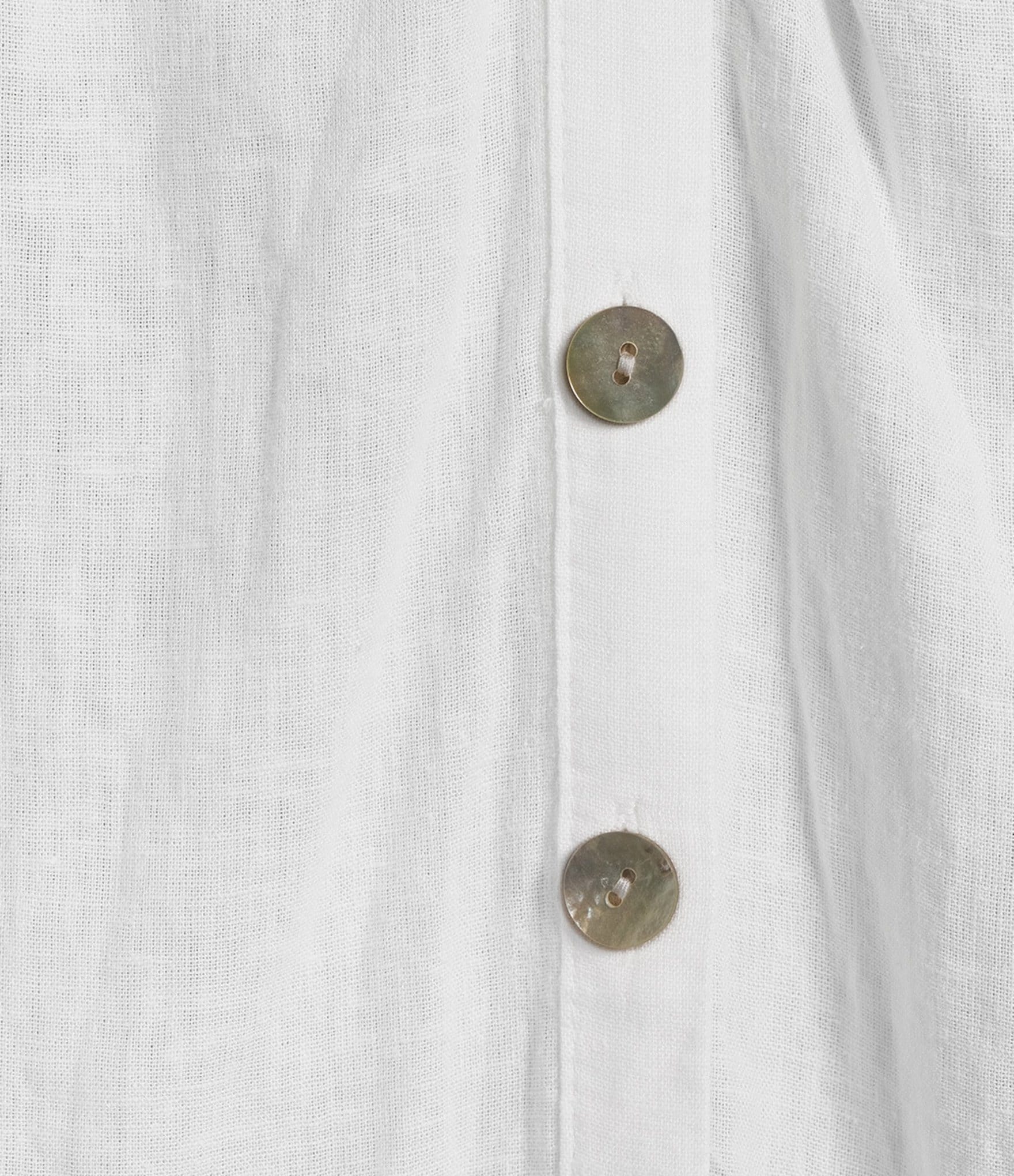 Westbound V-Neck Button Front Flutter Sleeve Top